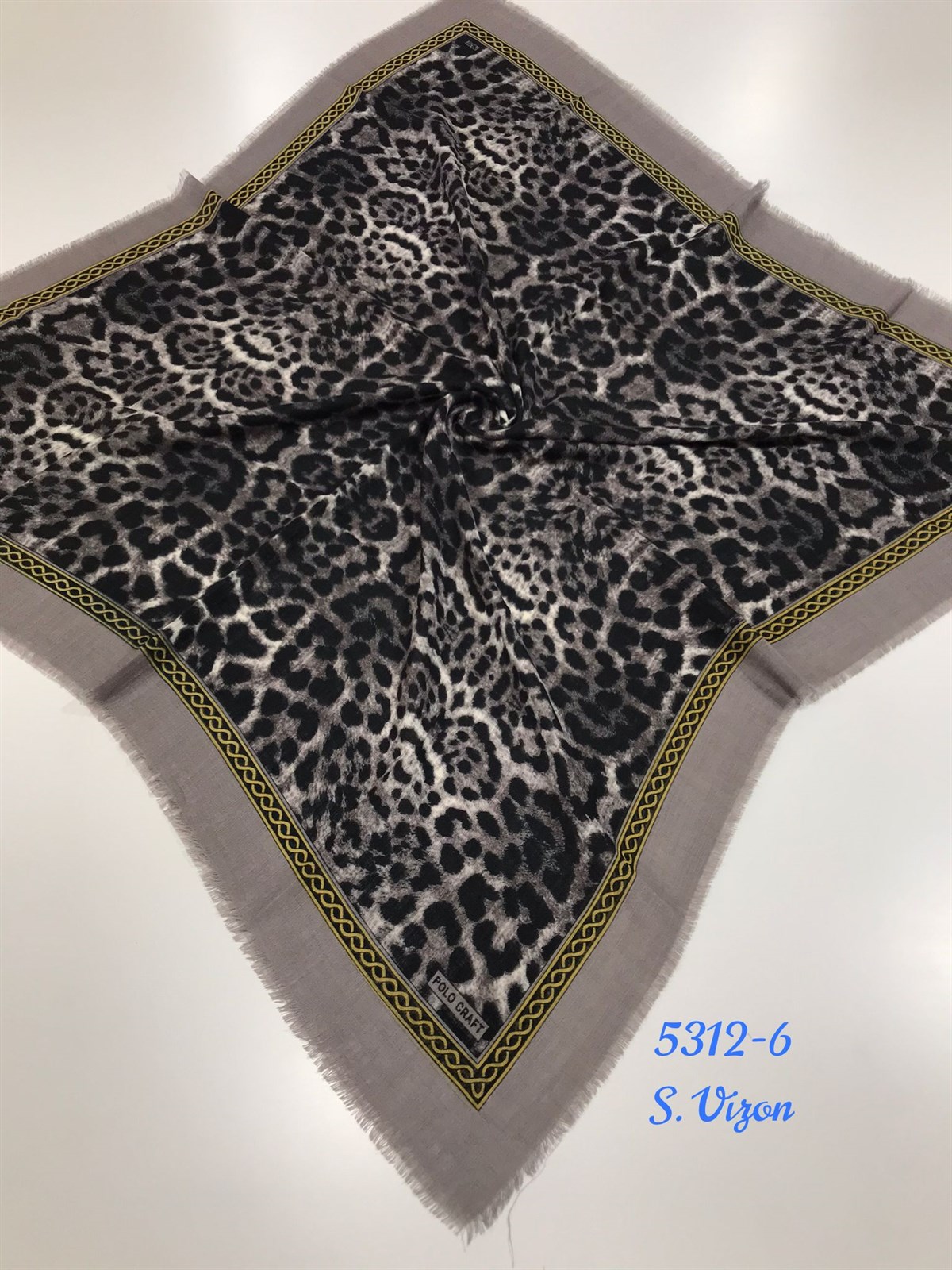 5312 Flamlı Pamuk Eşarp