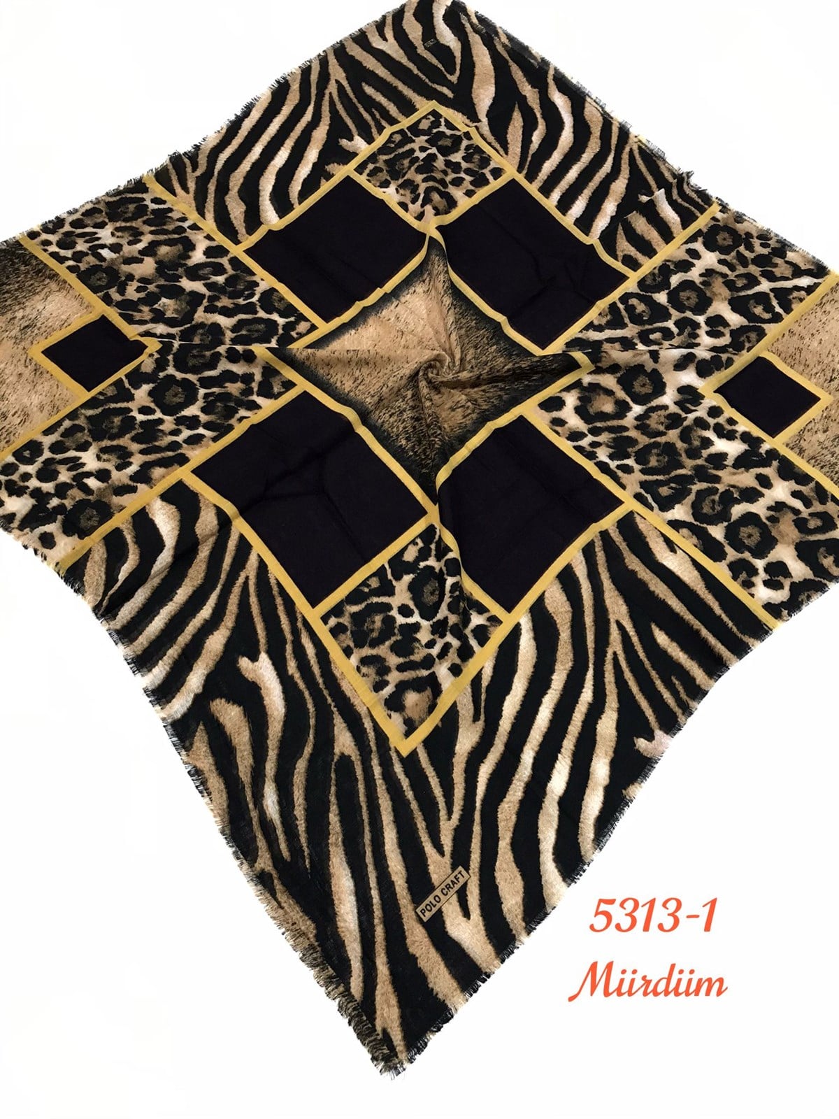 5313 Flamlı Pamuk Eşarp