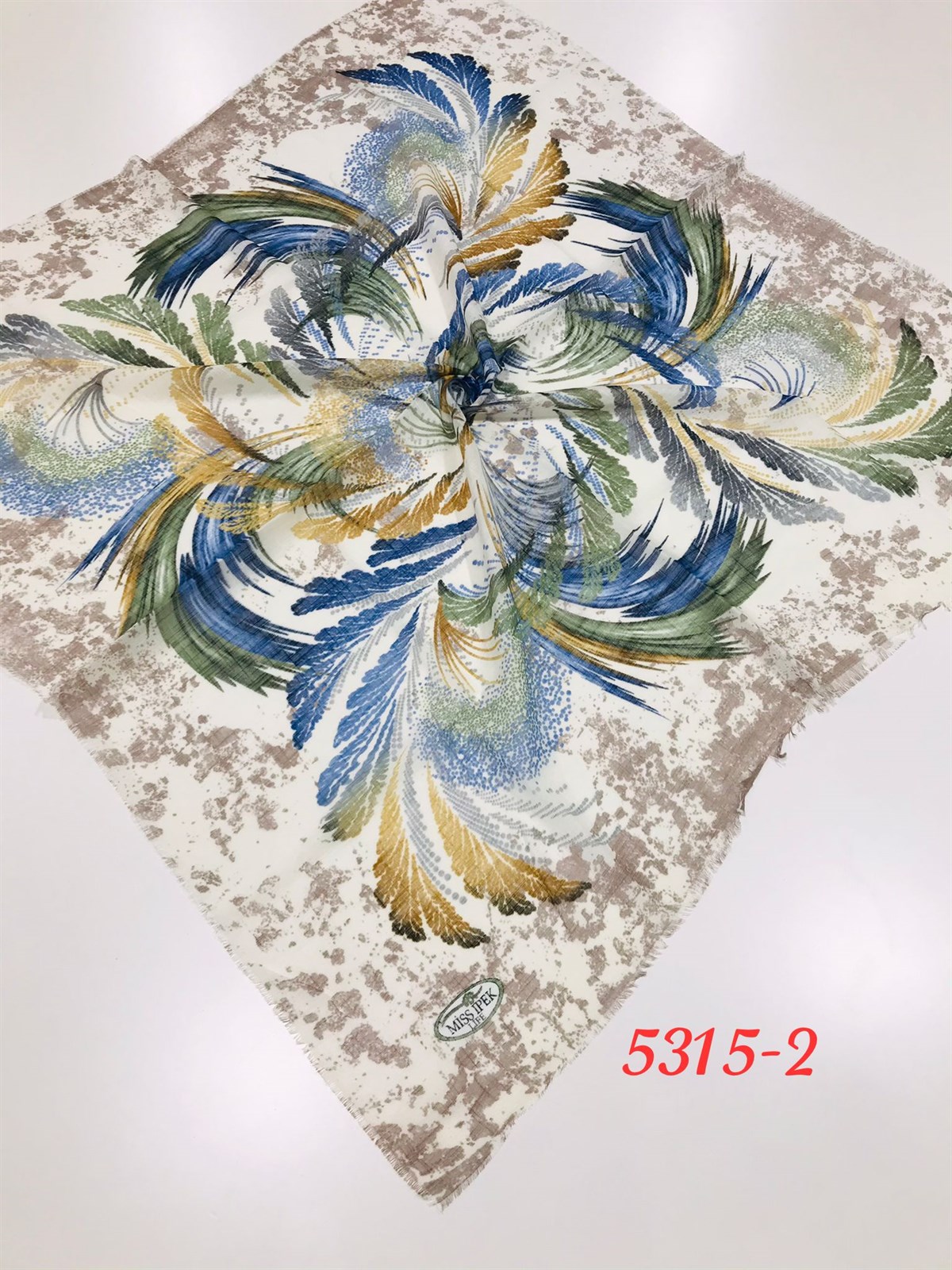 5315 Flamlı Pamuk Eşarp