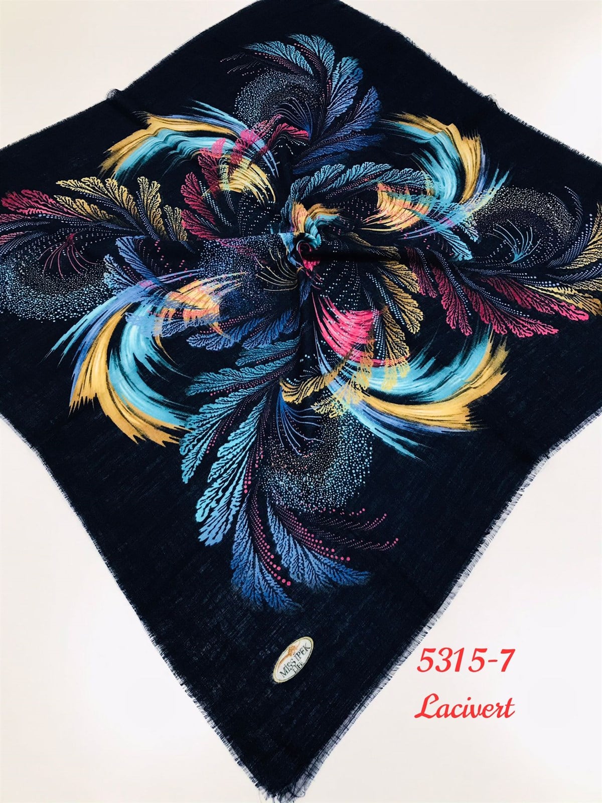 5315 Flamlı Pamuk Eşarp