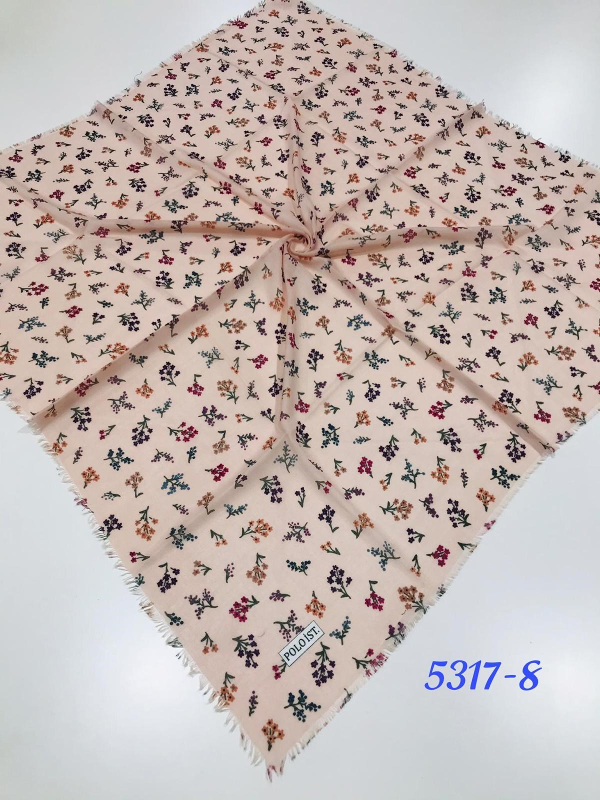 5317 Flamlı Pamuk Eşarp