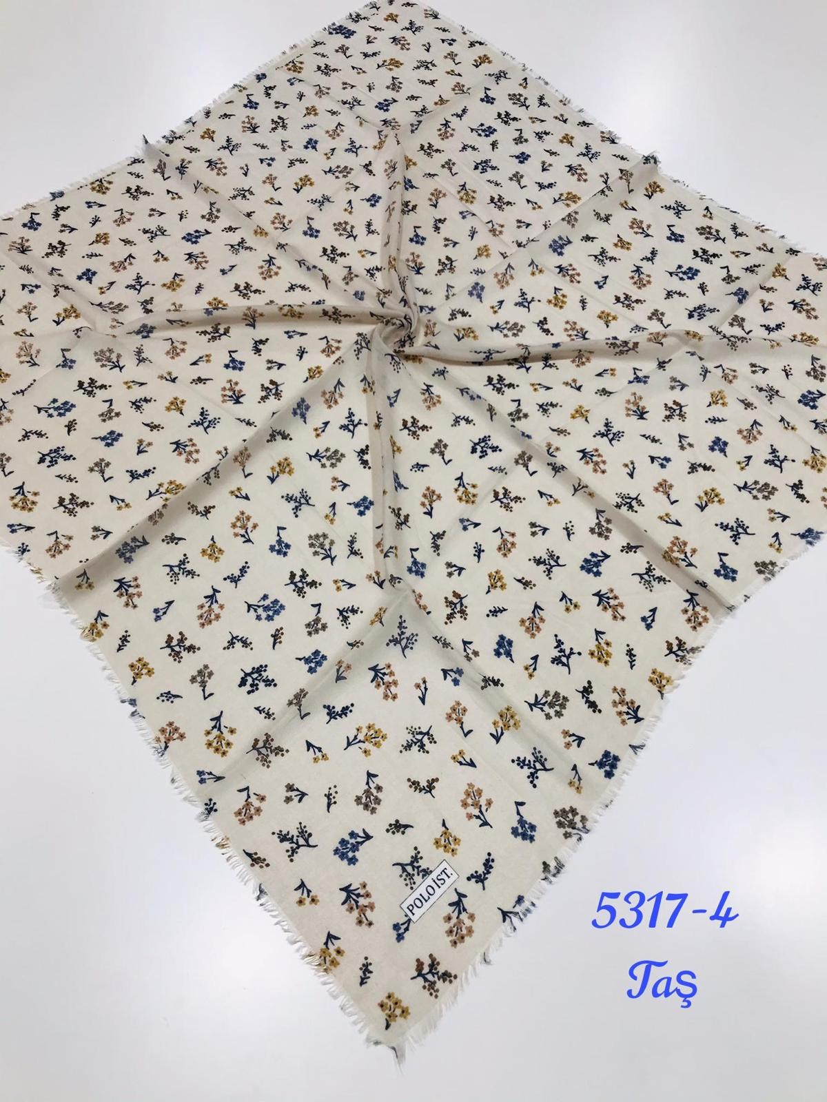 5317 Flamlı Pamuk Eşarp