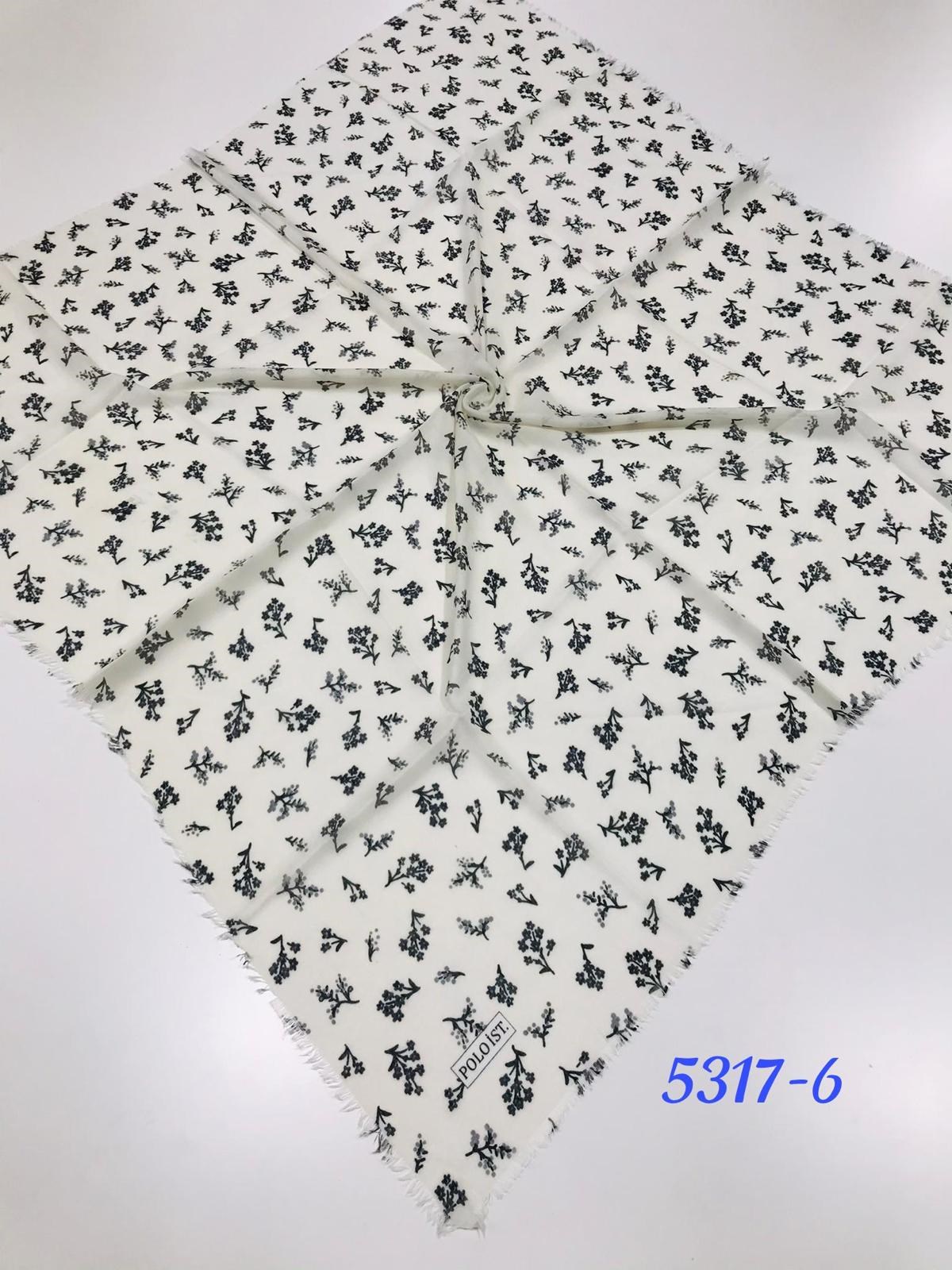 5317 Flamlı Pamuk Eşarp