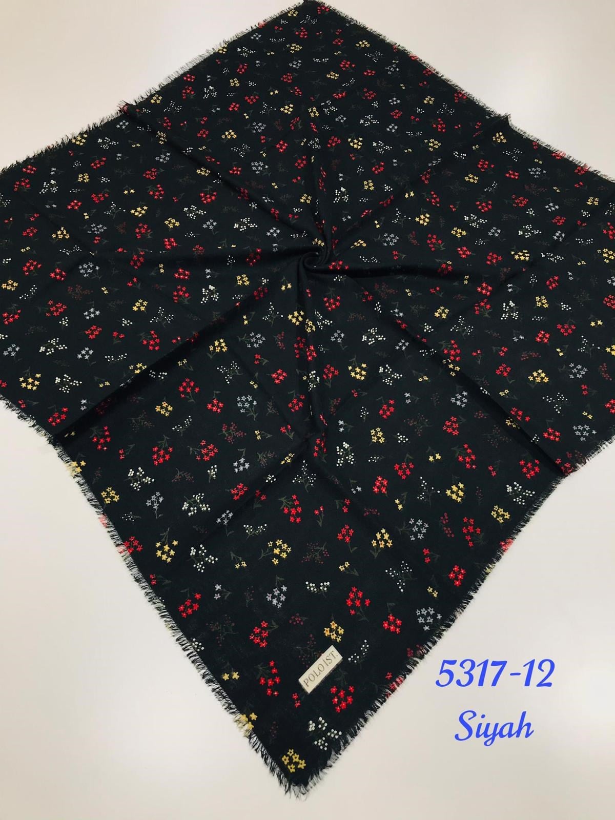5317 Flamlı Pamuk Eşarp
