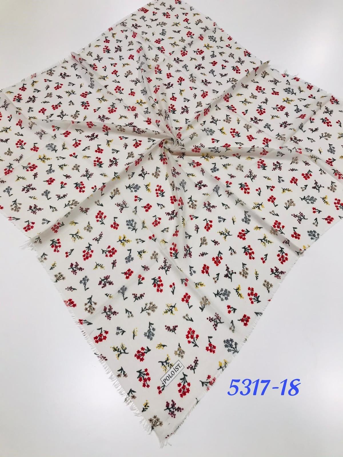 5317 Flamlı Pamuk Eşarp