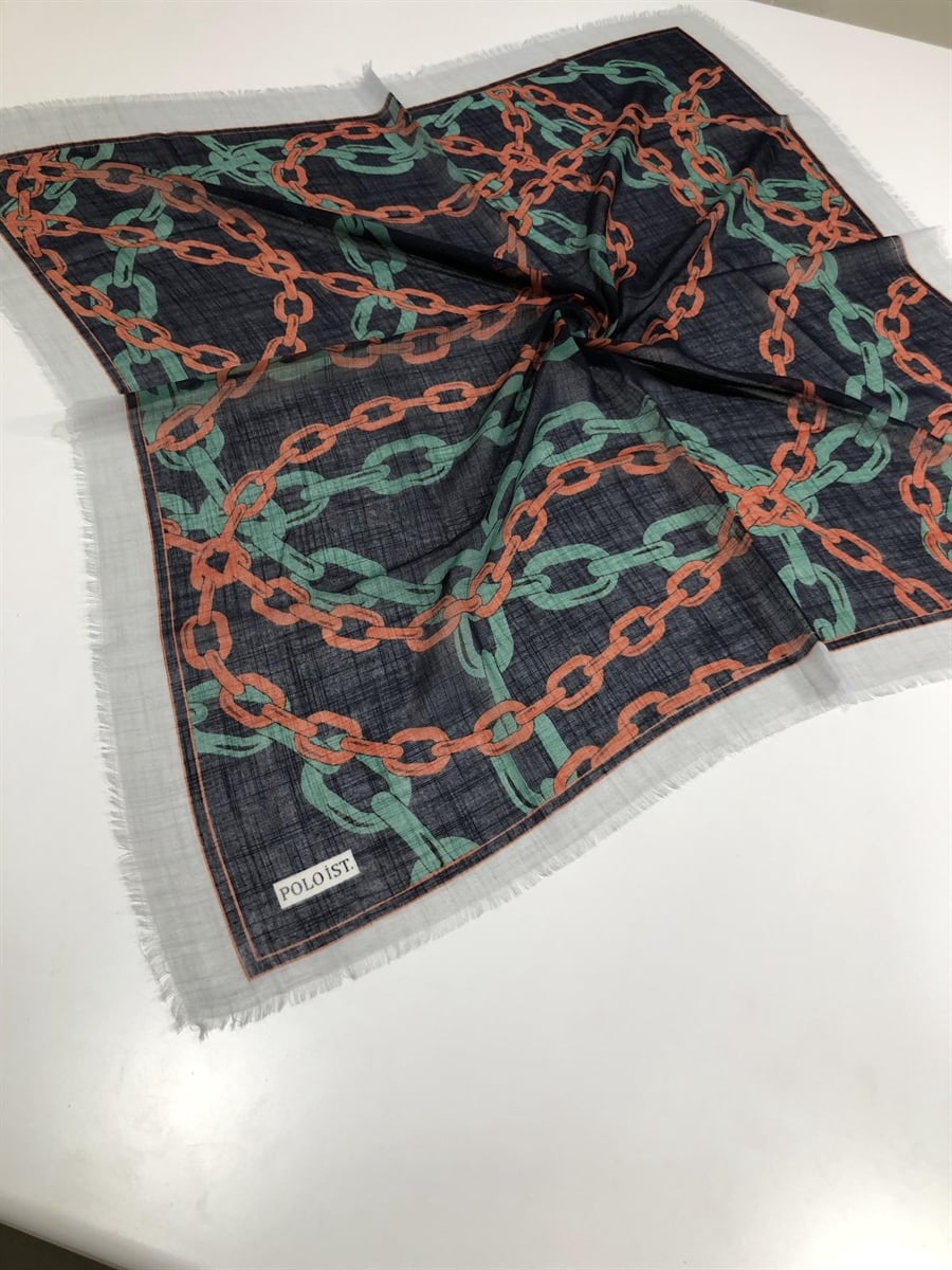 5323  Poloist Flamlı Eşarp
