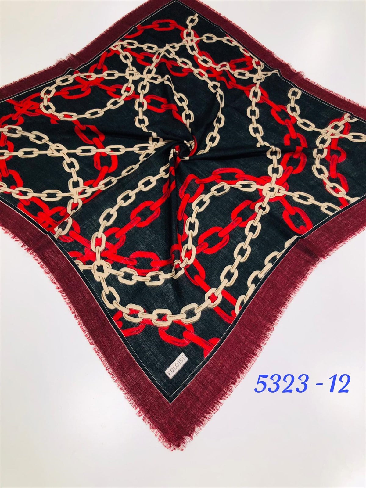 5323  Poloist Flamlı Eşarp