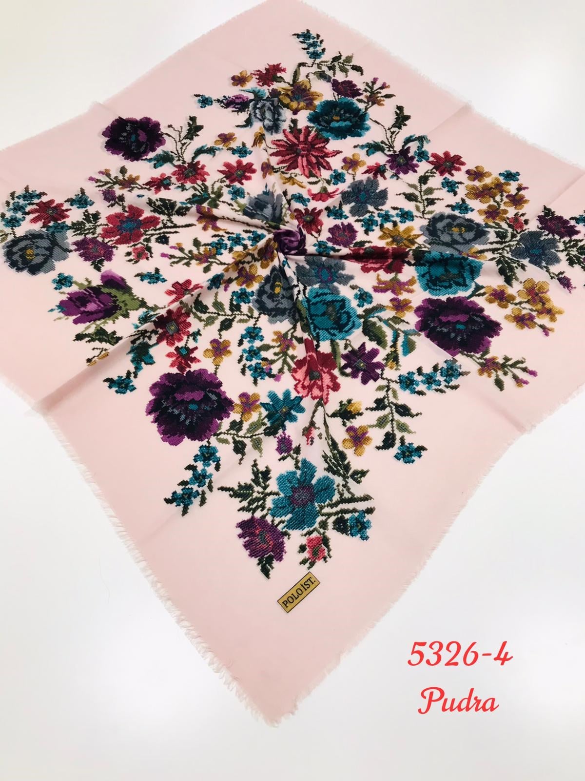 5326 Flamlı Pamuk Eşarp