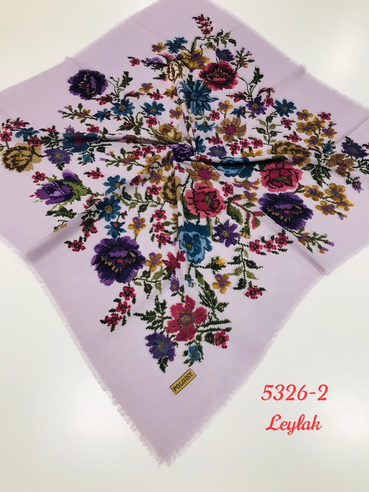 5326 Flamlı Pamuk Eşarp