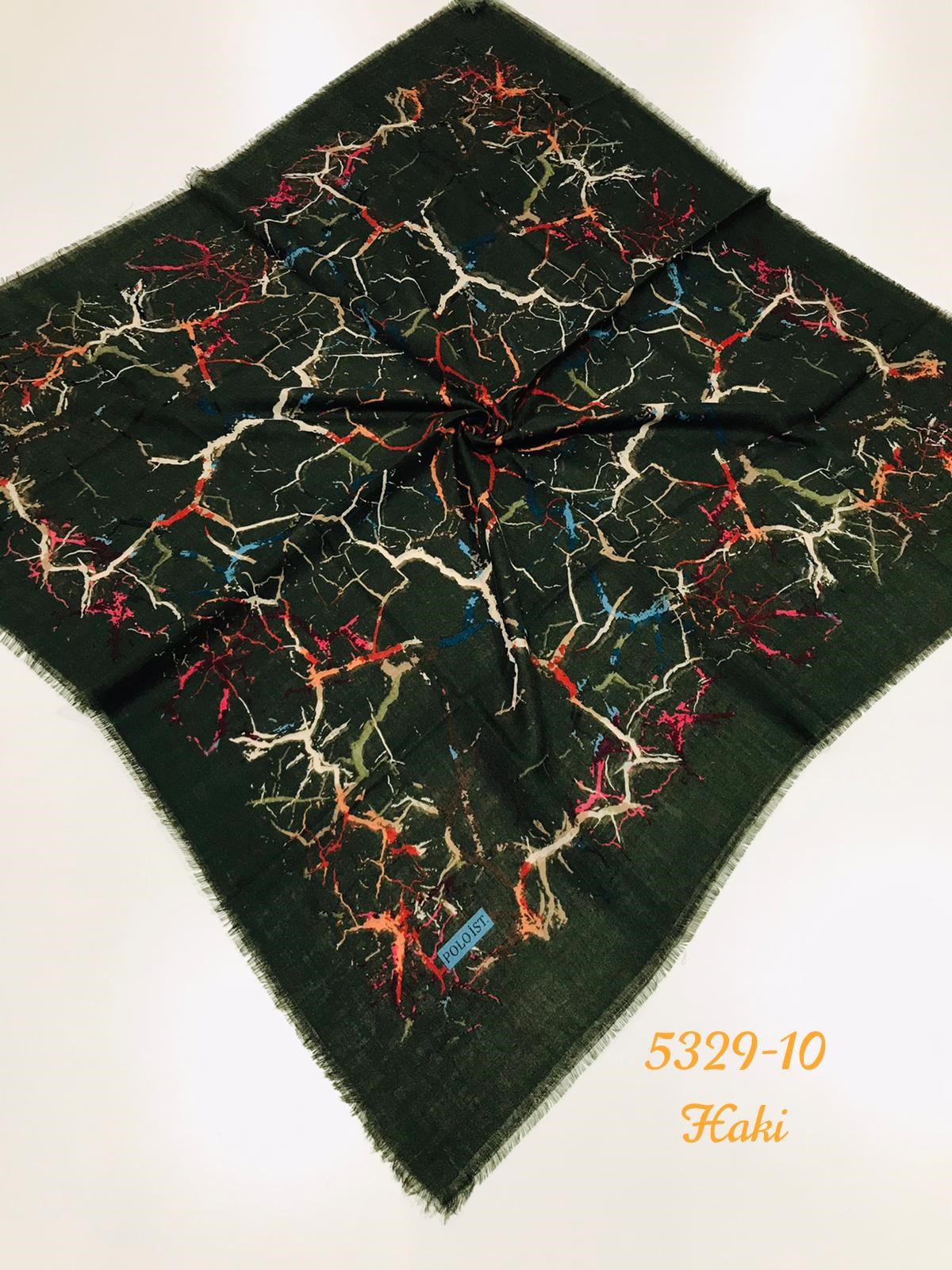 5329 Flamlı Pamuk Eşarp
