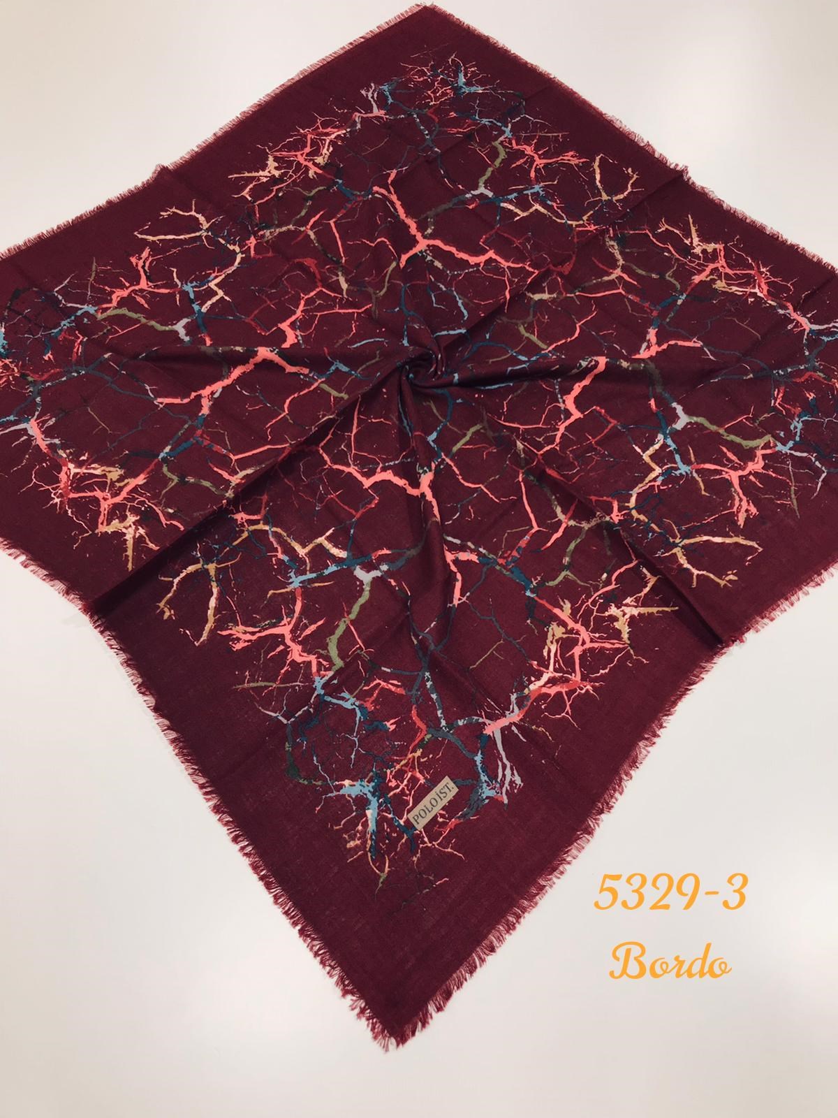 5329 Flamlı Pamuk Eşarp