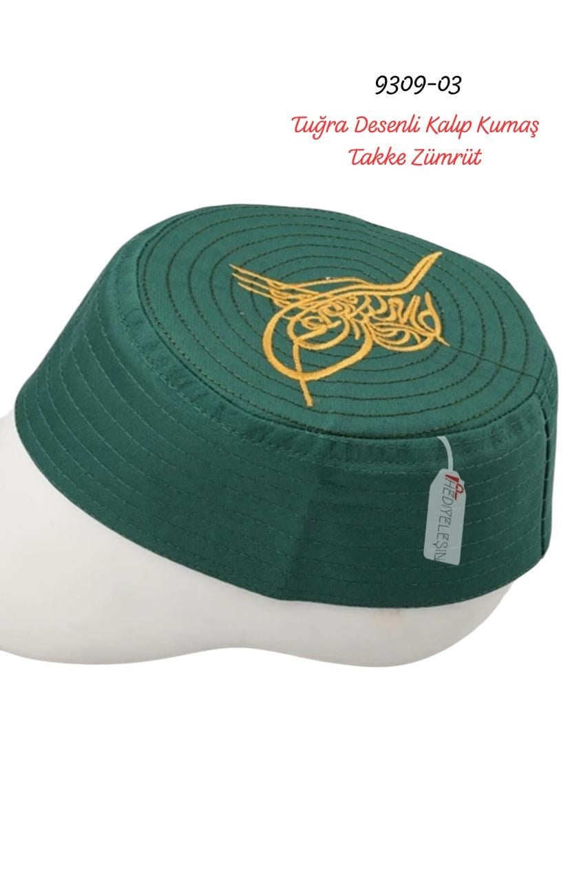 9309 Tuğra Desenli Takke
