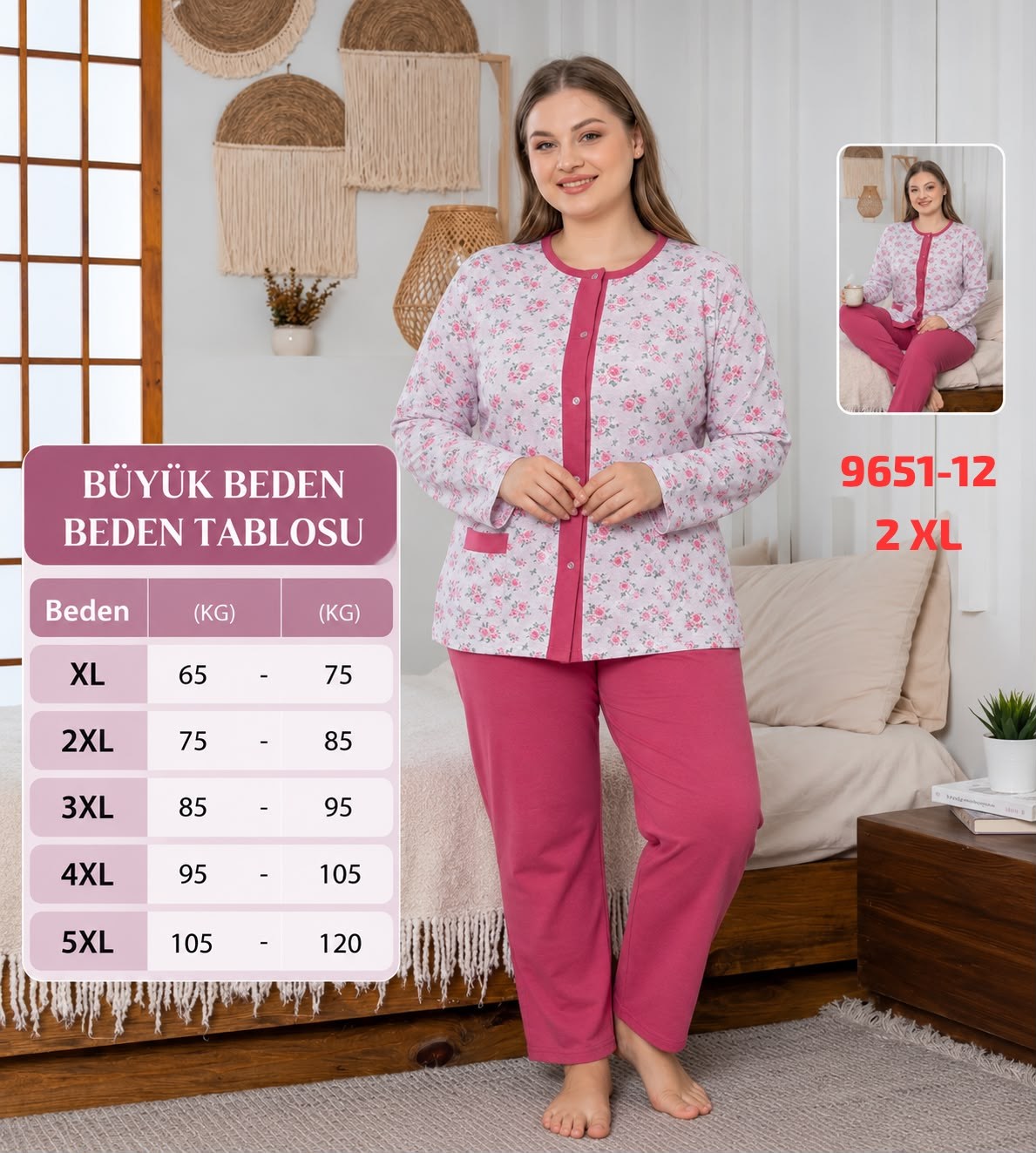 Battal Boy Pijama Takımı