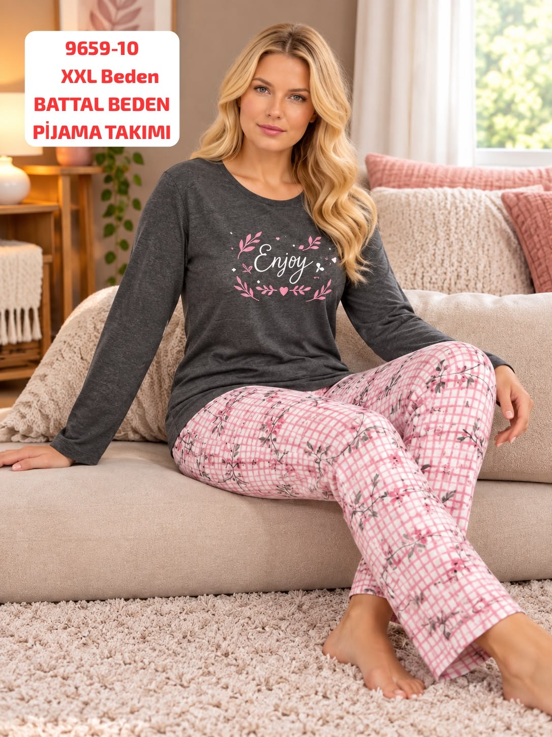 Battal Kadın Pijama
