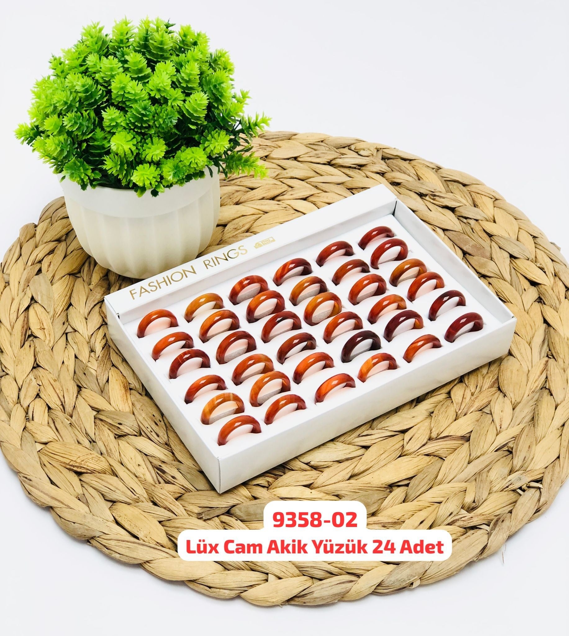 Cam Akik Yüzük