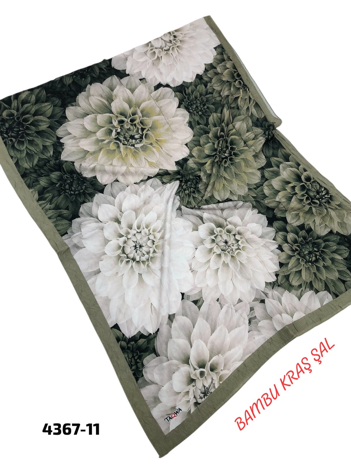 Desenli Bambu Kraş Şal