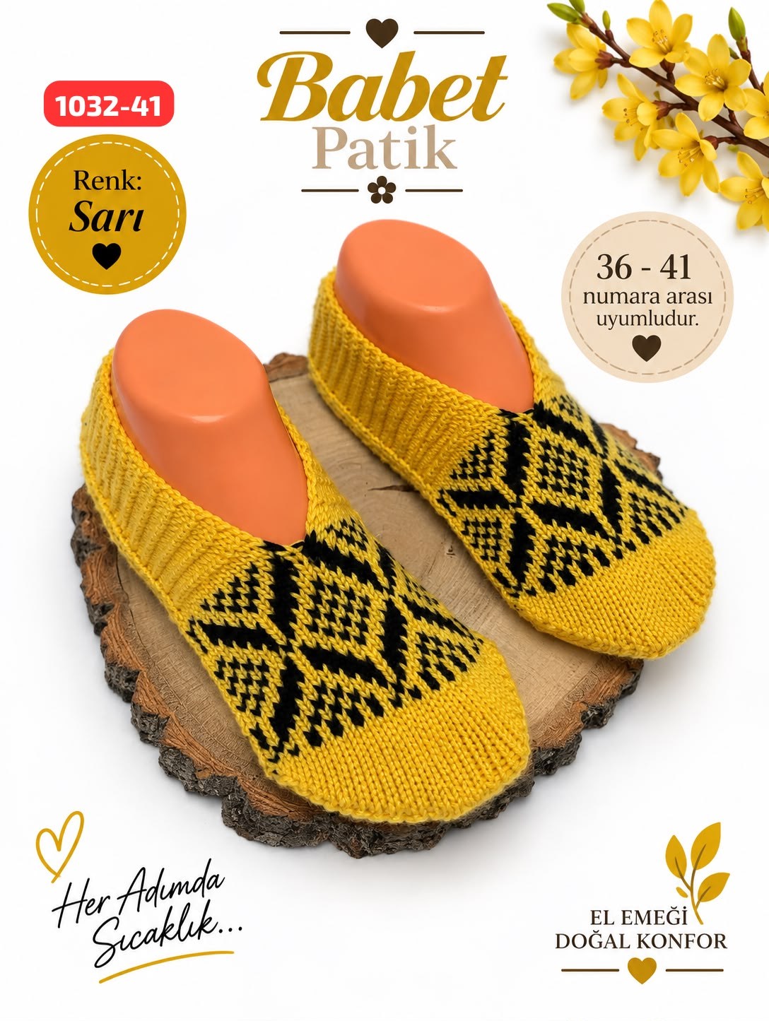 Desenli Patik
