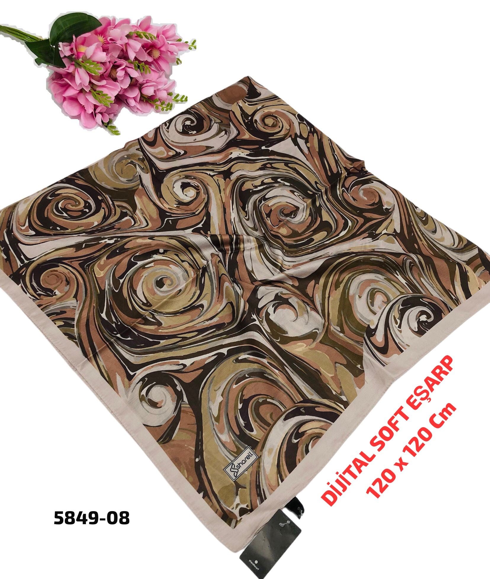 Dijital Soft Eşarp 120cm