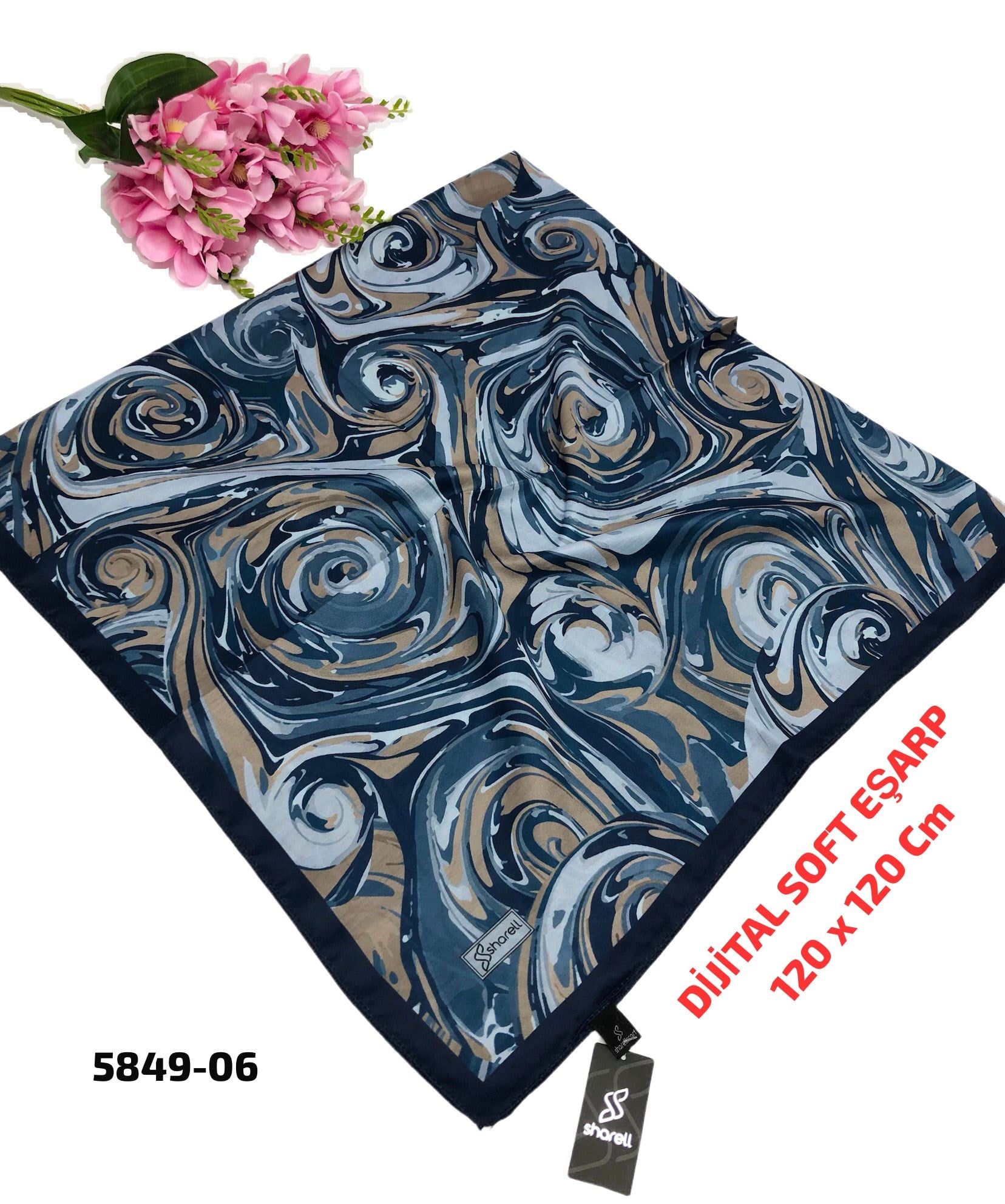 Dijital Soft Eşarp 120cm