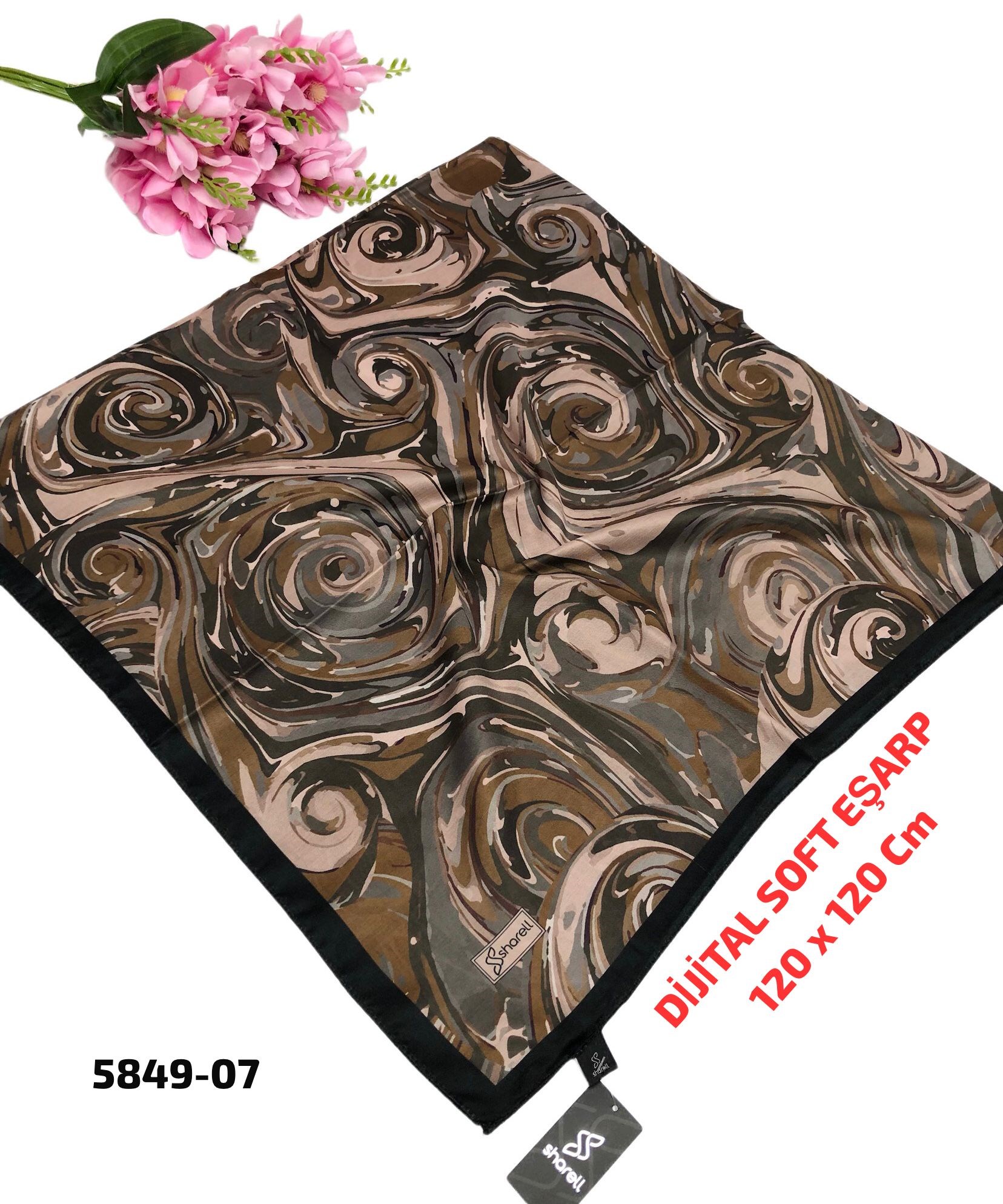 Dijital Soft Eşarp 120cm