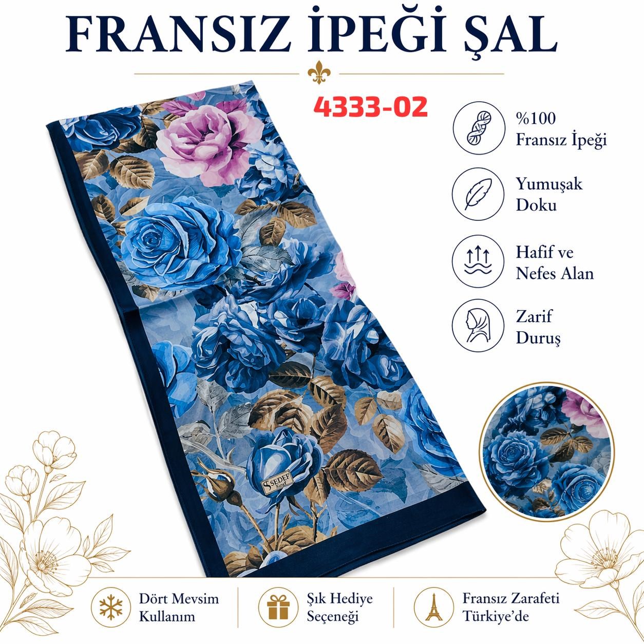 Fransız İpeği Şal