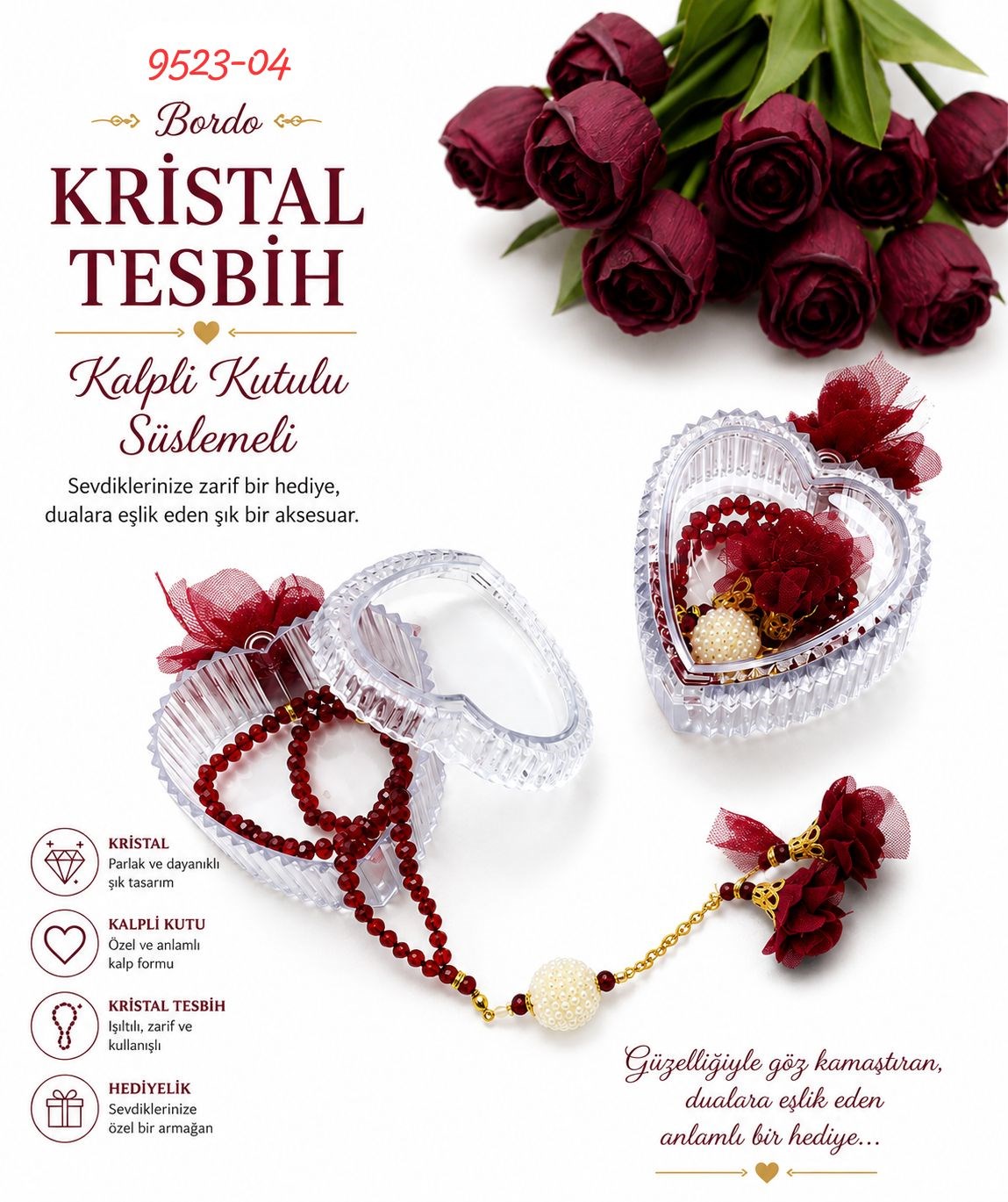 Kutulu Tesbih Set
