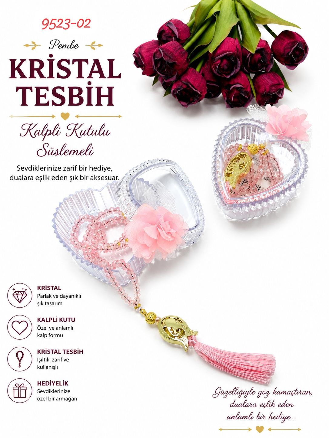 Kutulu Tesbih Set