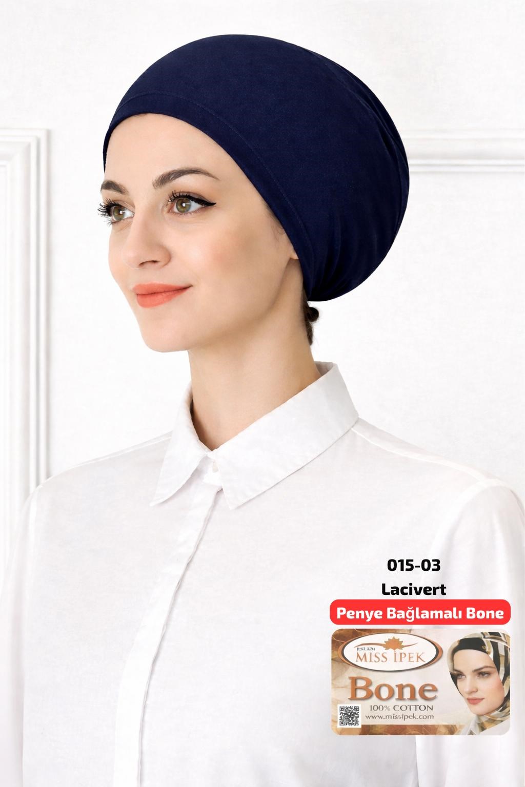Lüks Penye Bağlamalı Bone