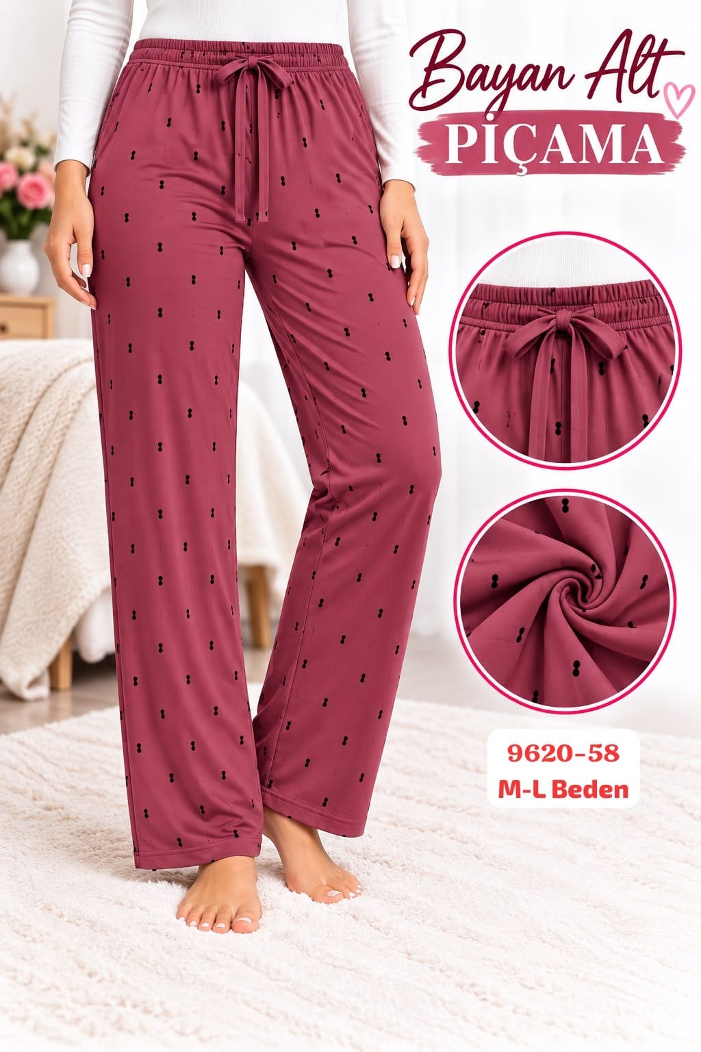Milan Alt Pijama Lüks