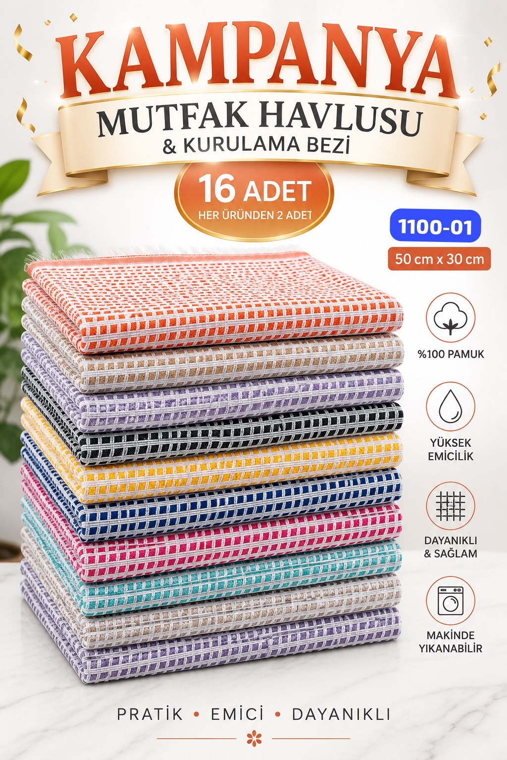 Mutfak Havlusu El Bezi Kurulama Bezi