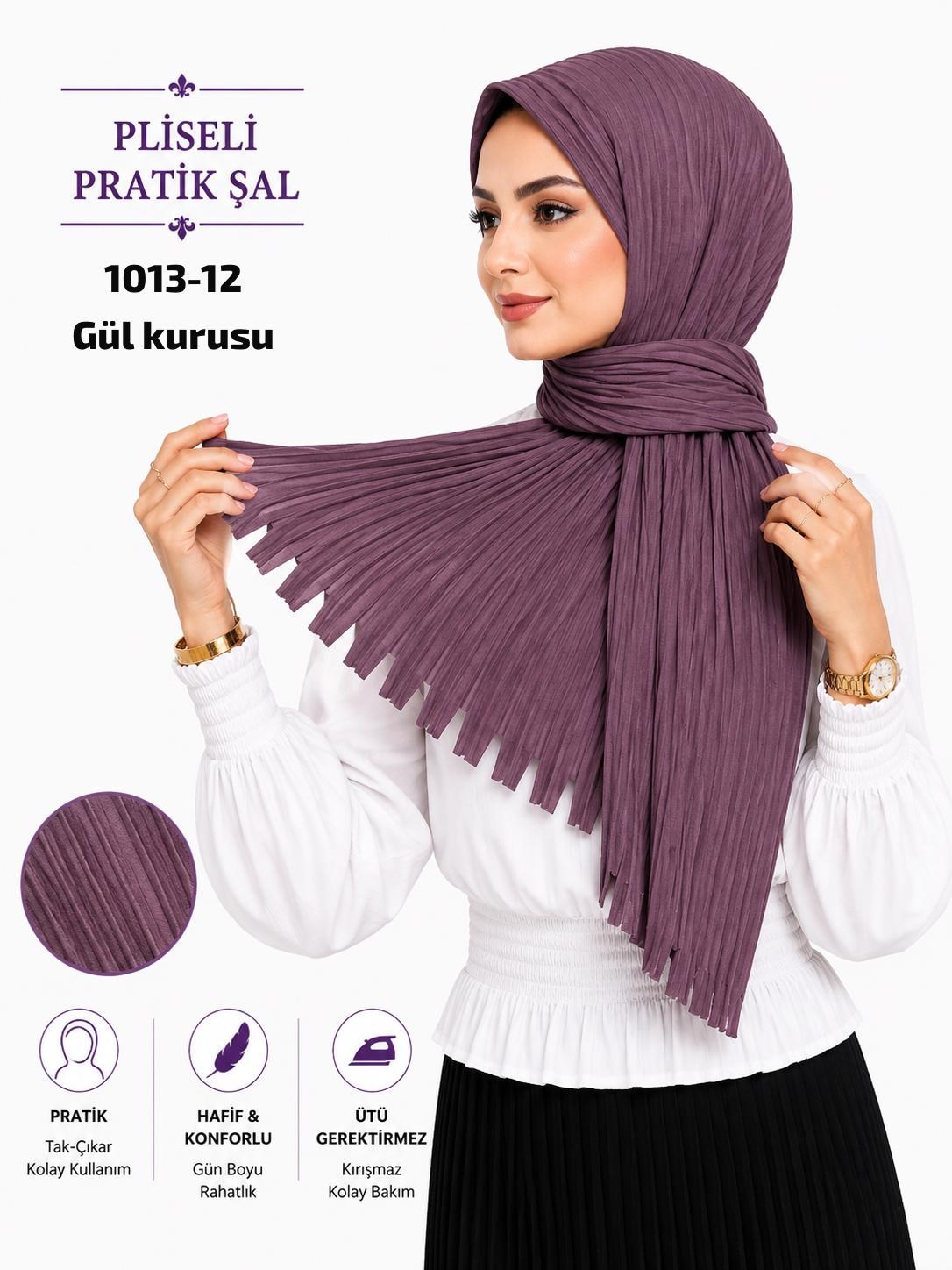 Pliseli Pratik Şal