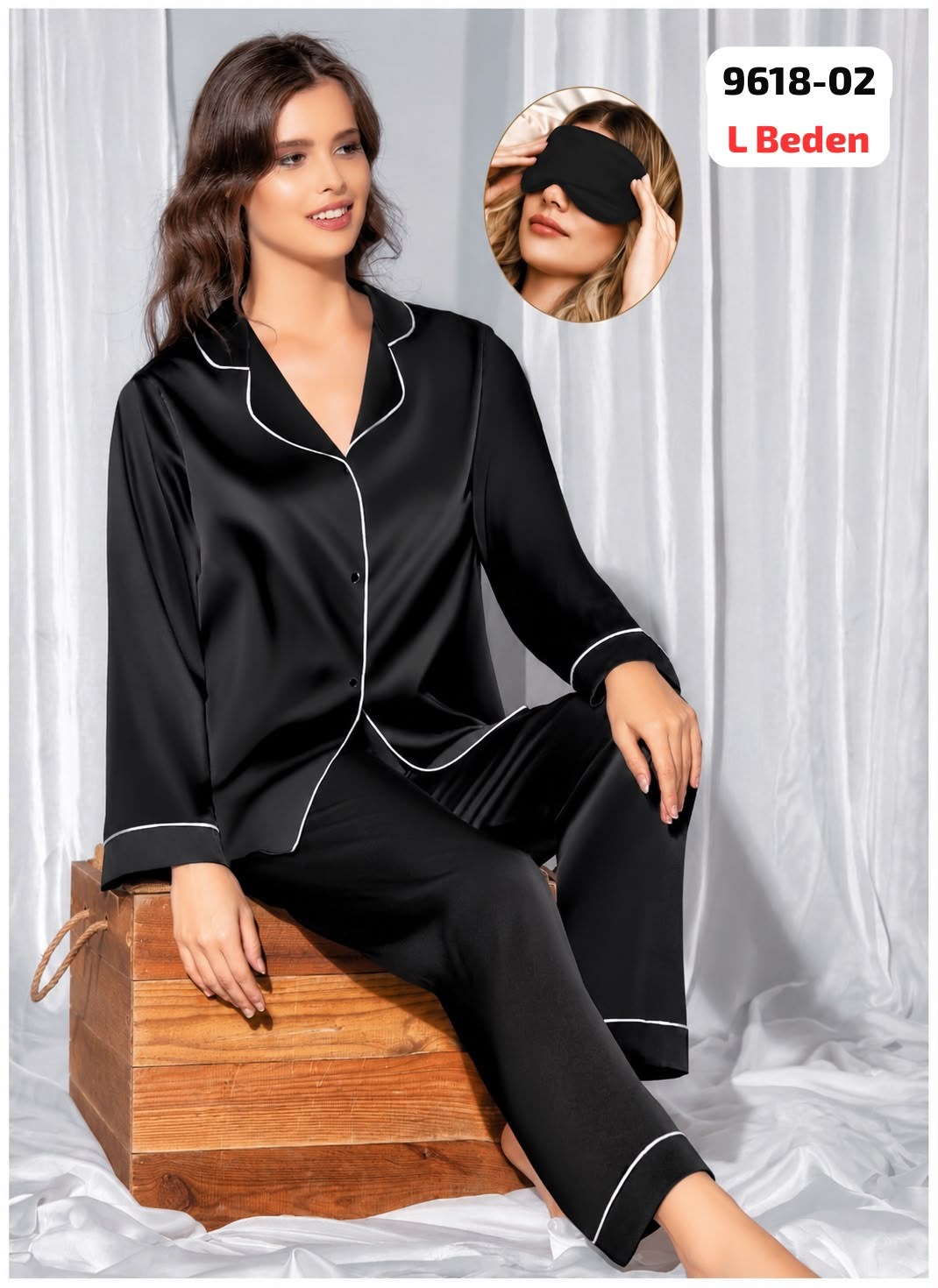 Saten Pijama Takımı