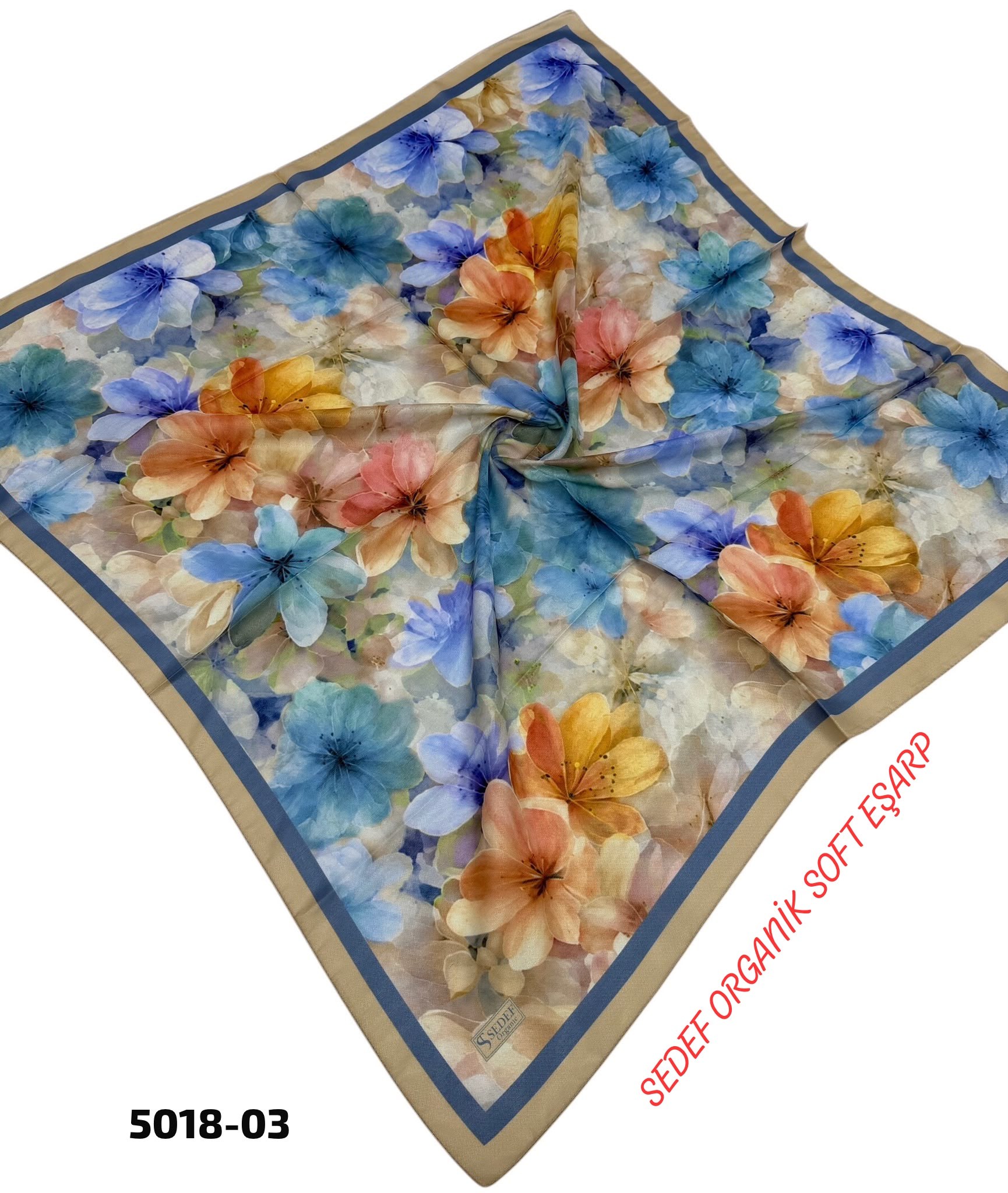 Sedef Organik Soft Eşarp