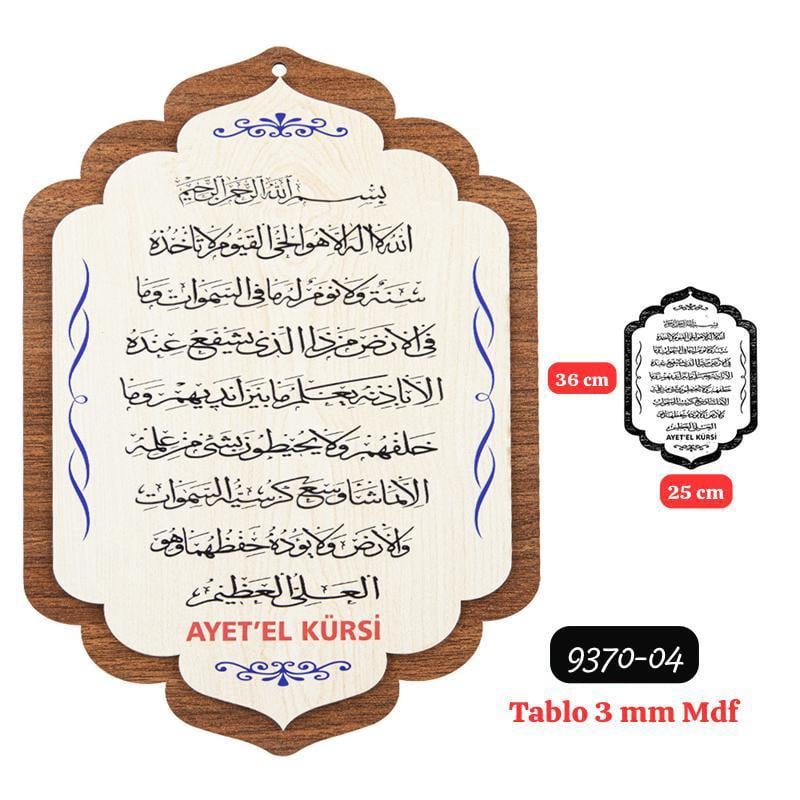 Tablo 3mm Mdf