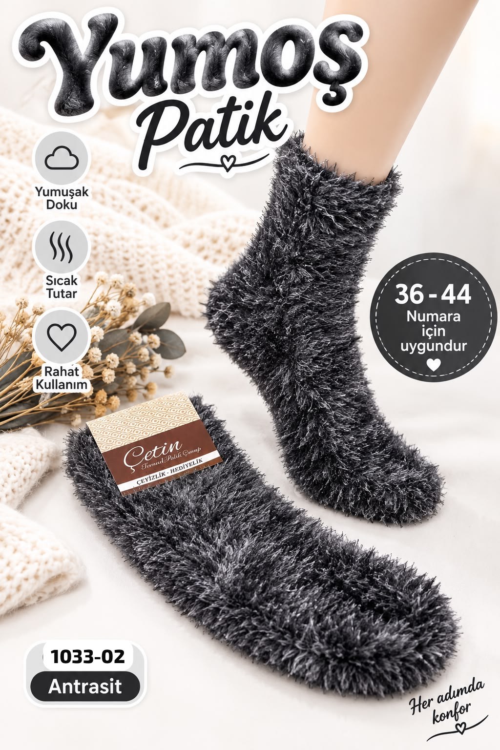 Yumoş Patik Çorap