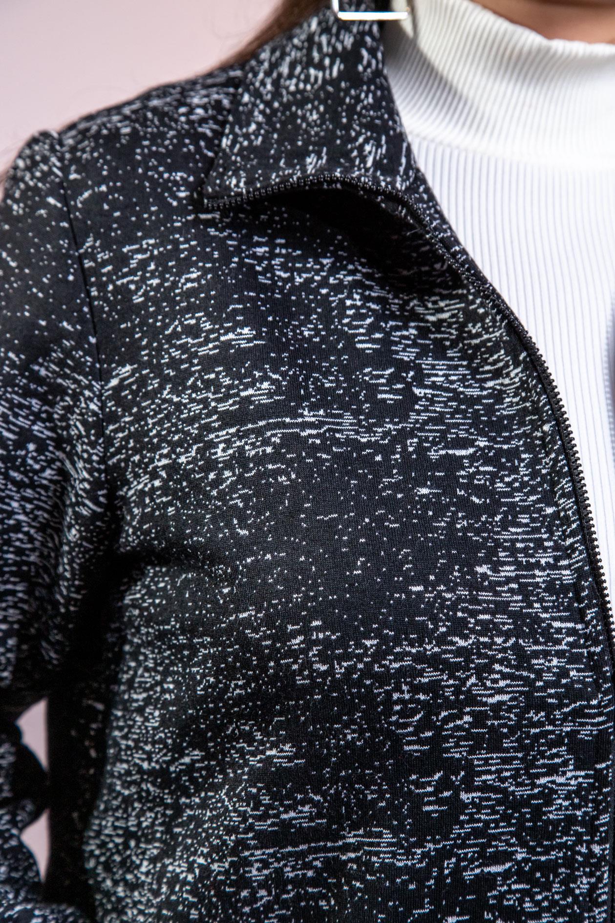 Büyük Beden 1212095 Fermuarlı Ceket  Siyah