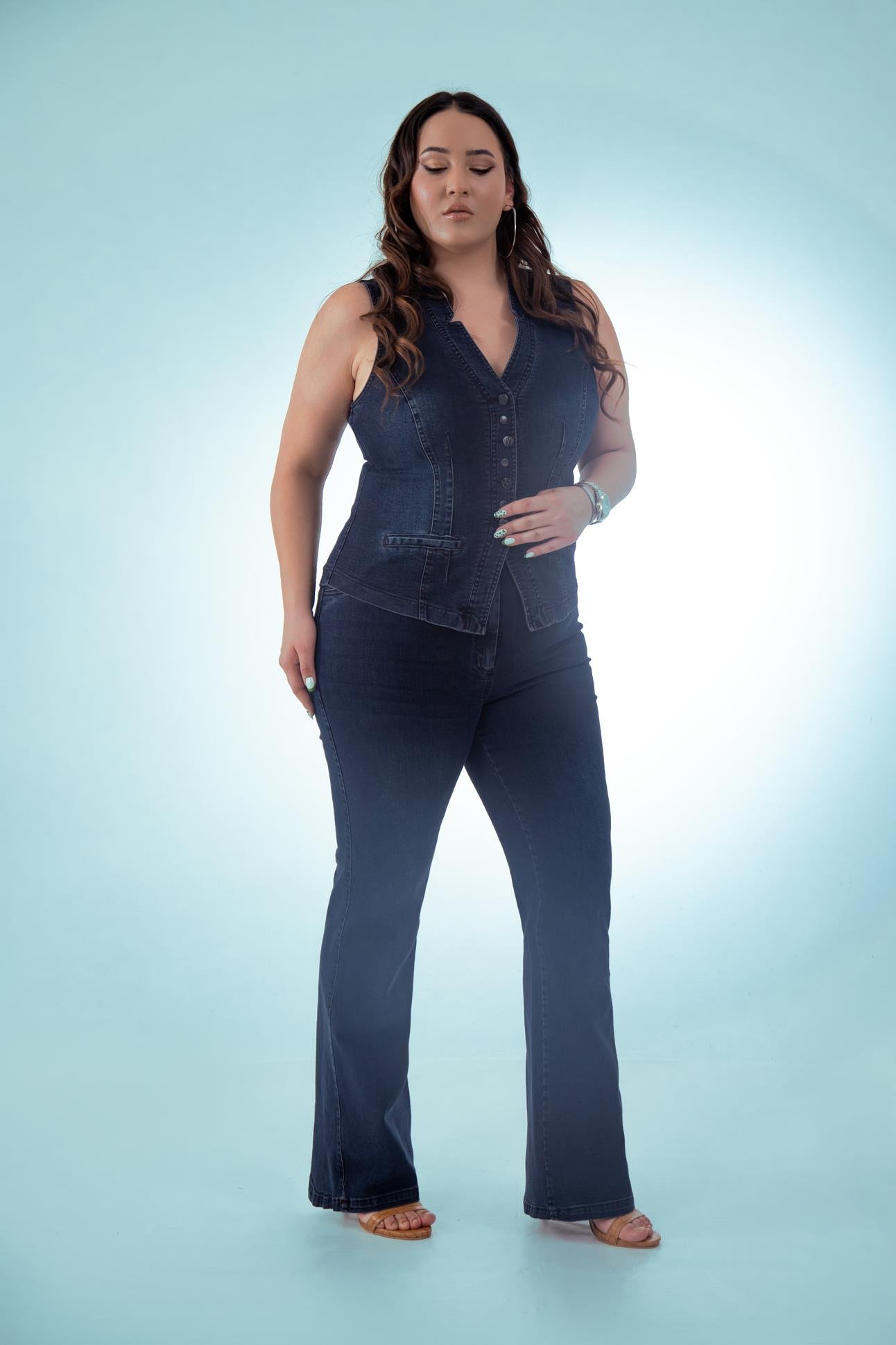 Büyük Beden 1220024 Spain Pantolon  Marsala