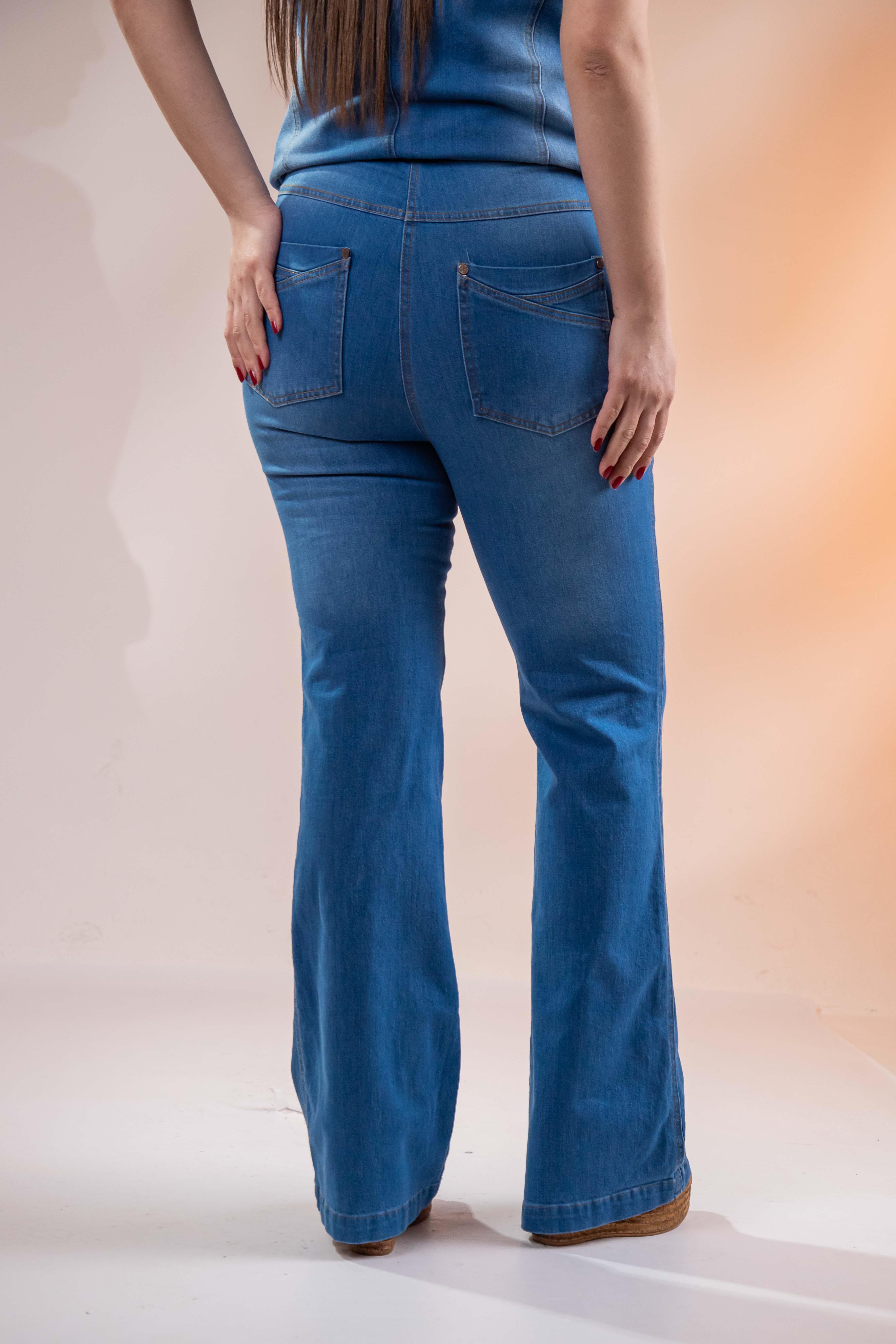 Büyük Beden 1220024 Spain Pantolon  Mavi