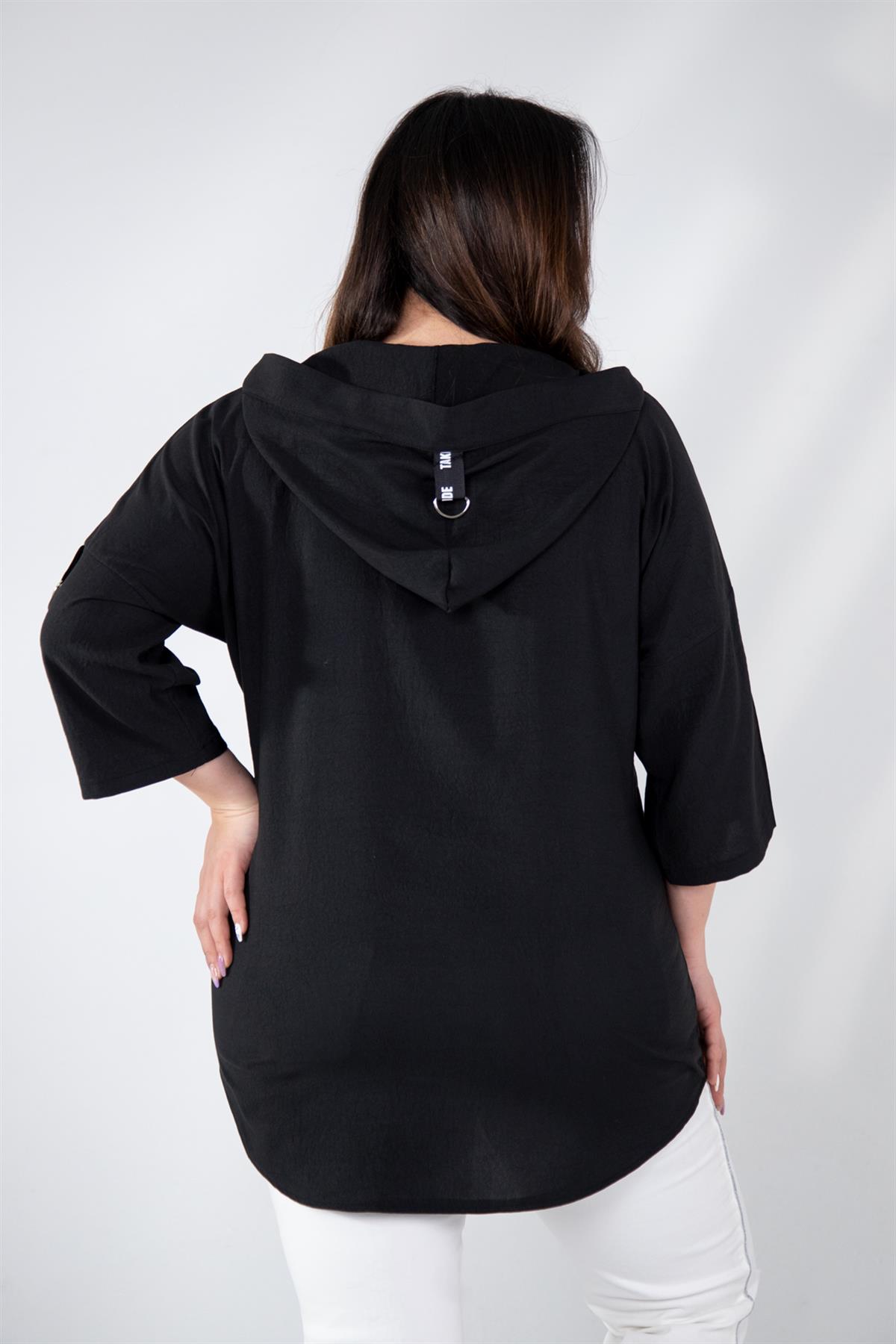 Büyük Beden 122008 Si Sweat  Siyah