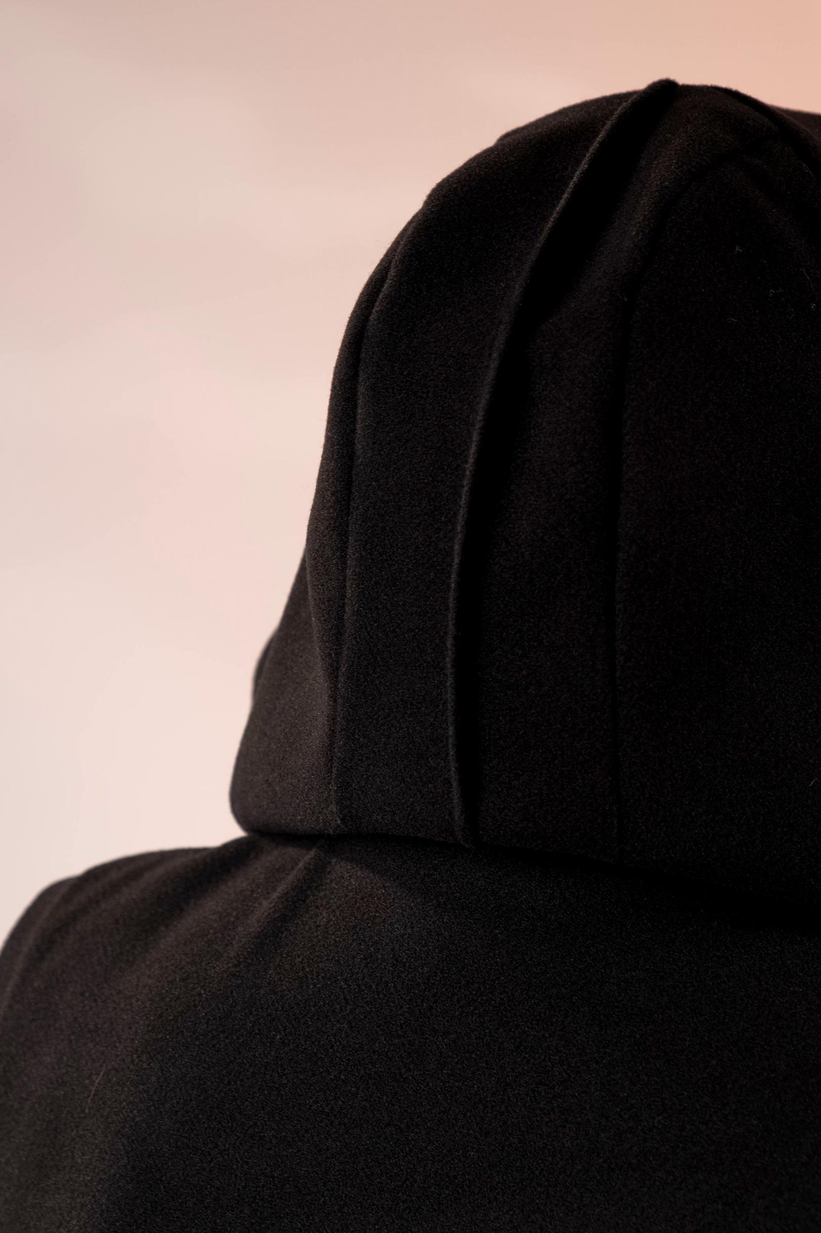 Büyük Beden 122153 Kaşe Yelek  Siyah