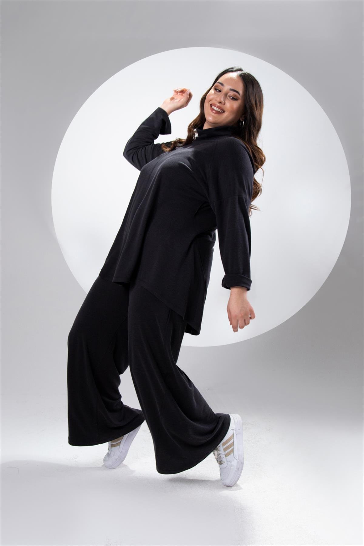 Büyük Beden 122272 İkili Takım Siyah