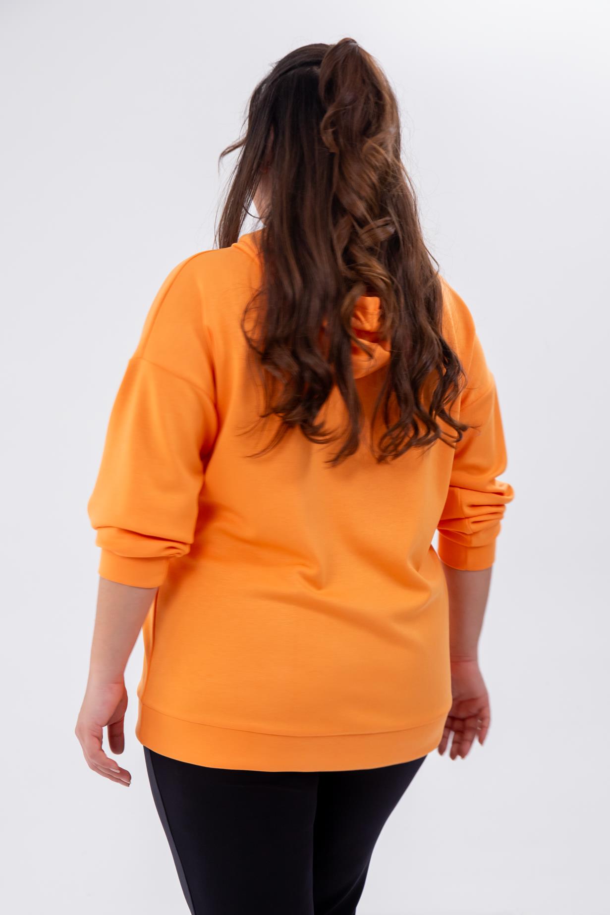 Büyük Beden 122455 Nıtsa Sweat Oranj