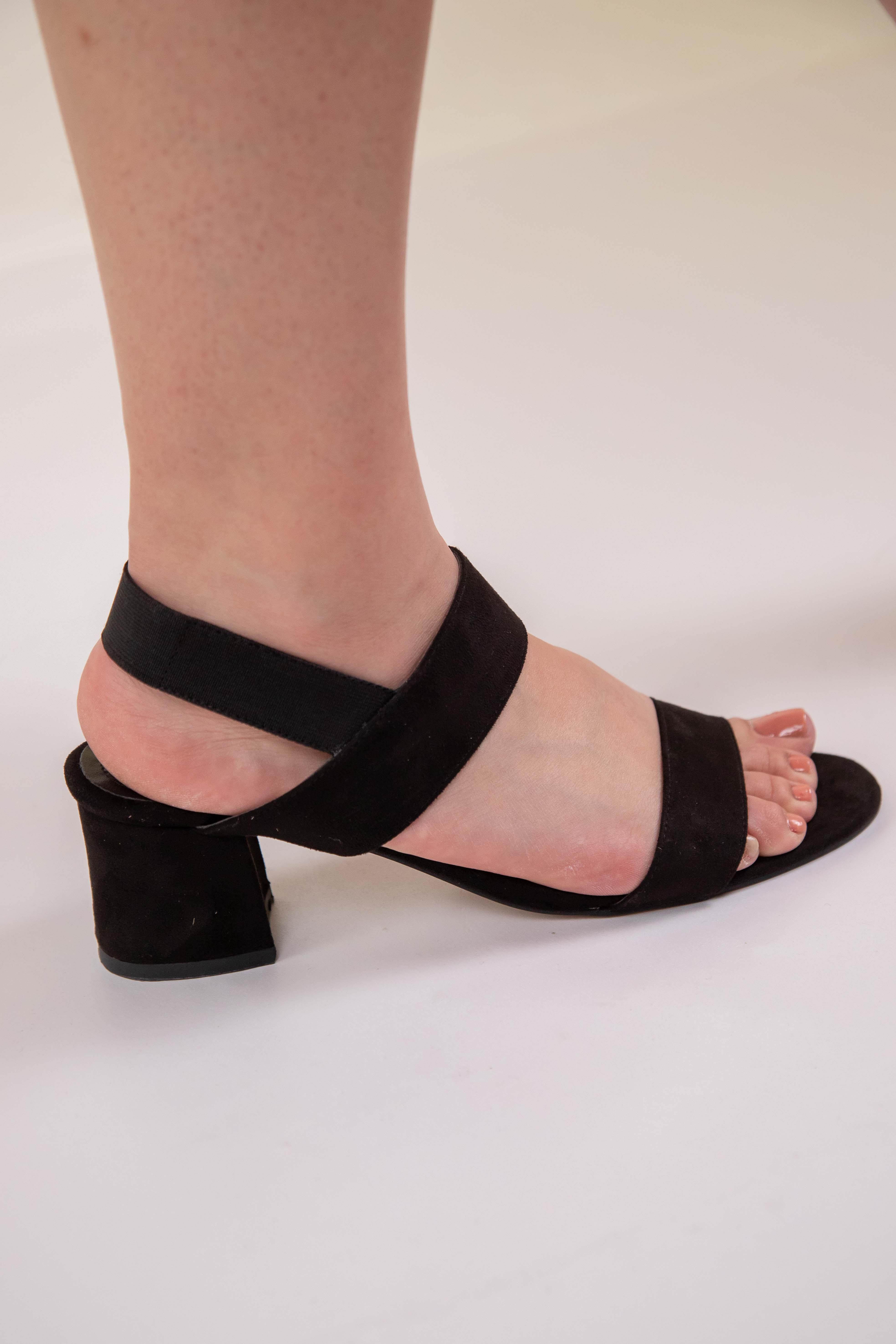 Büyük Beden 2020-01 Ayakkabı Siyah Süet