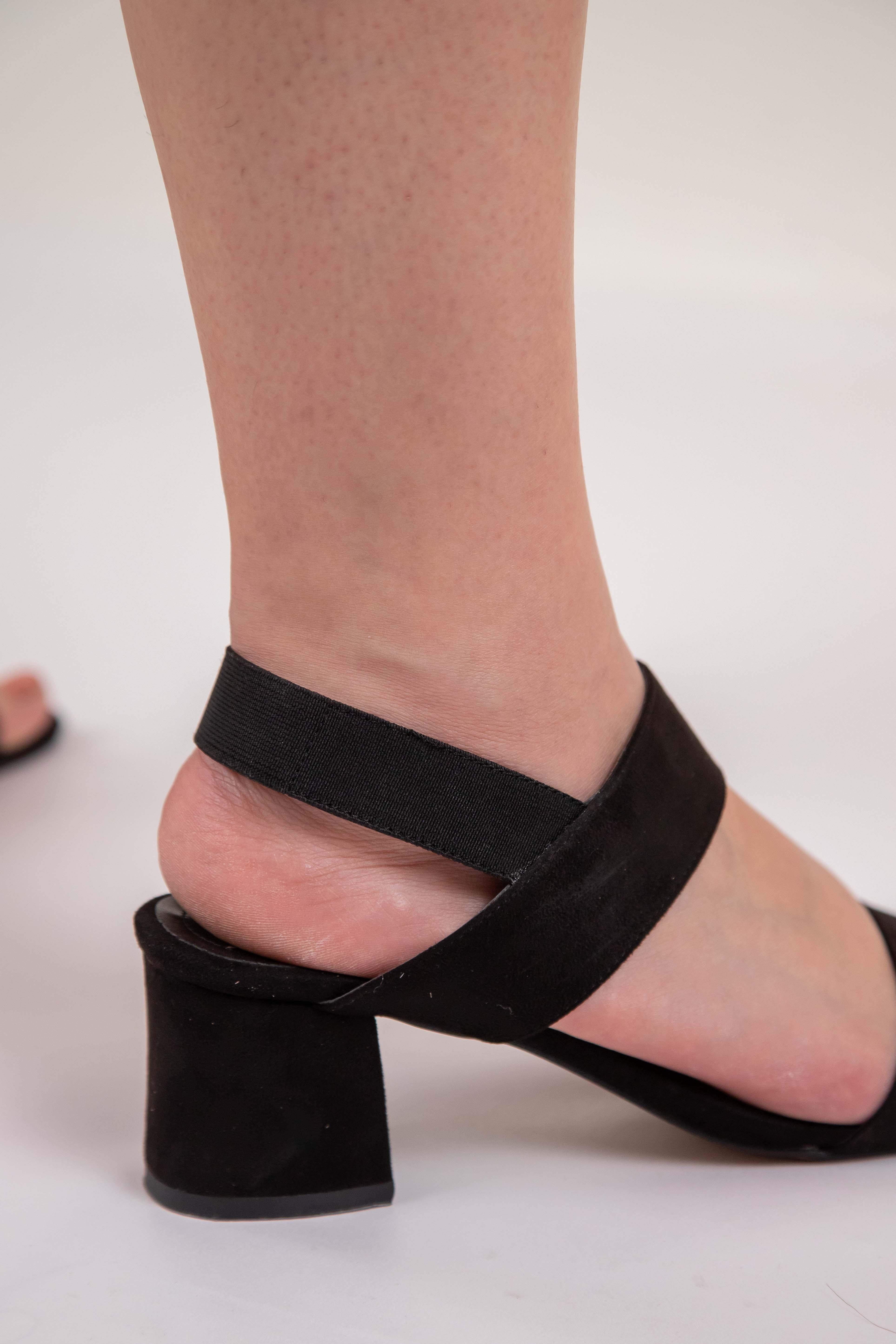 Büyük Beden 2020-01 Ayakkabı Siyah Süet