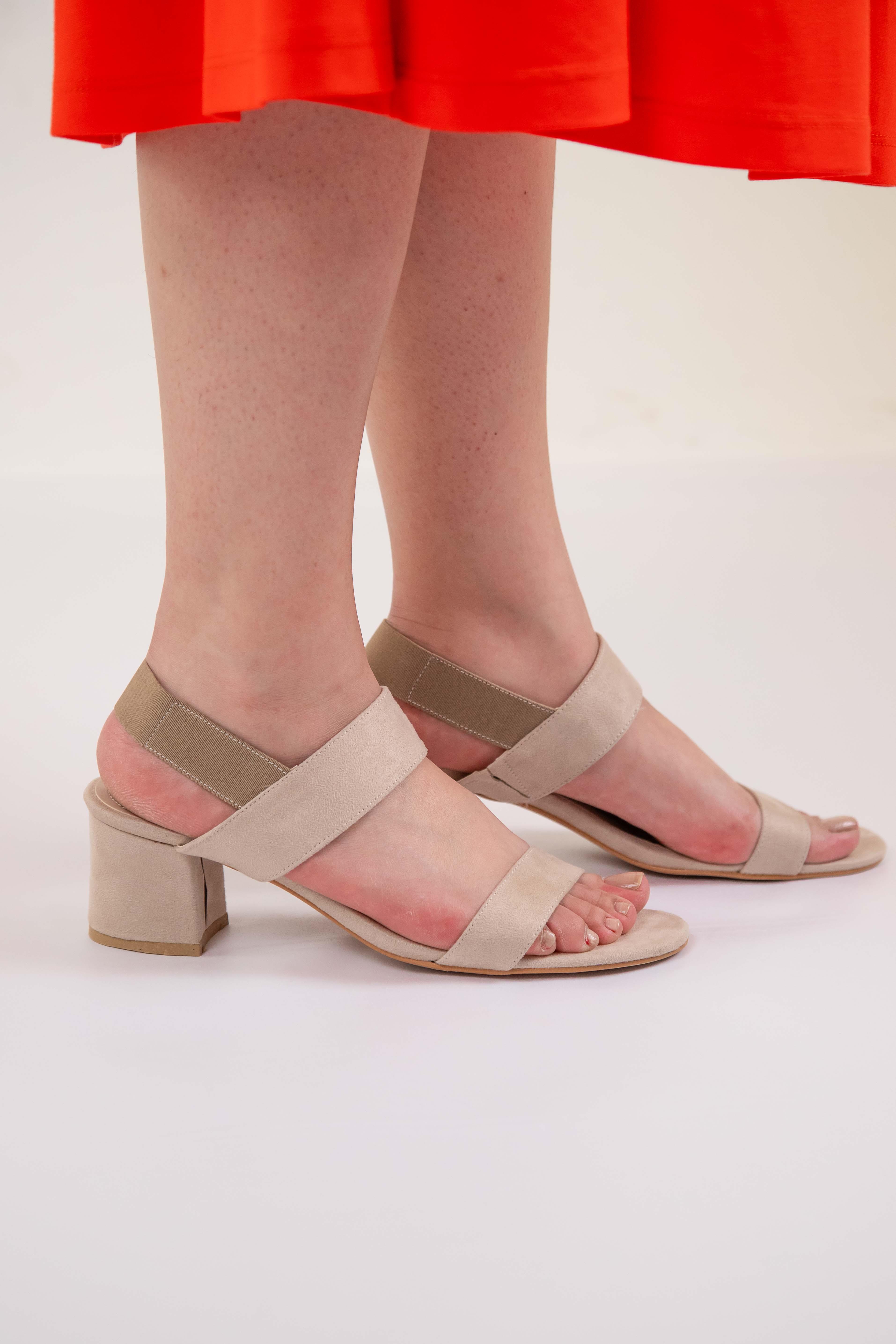 Büyük Beden 2020-01 Ayakkabı Ten Süet