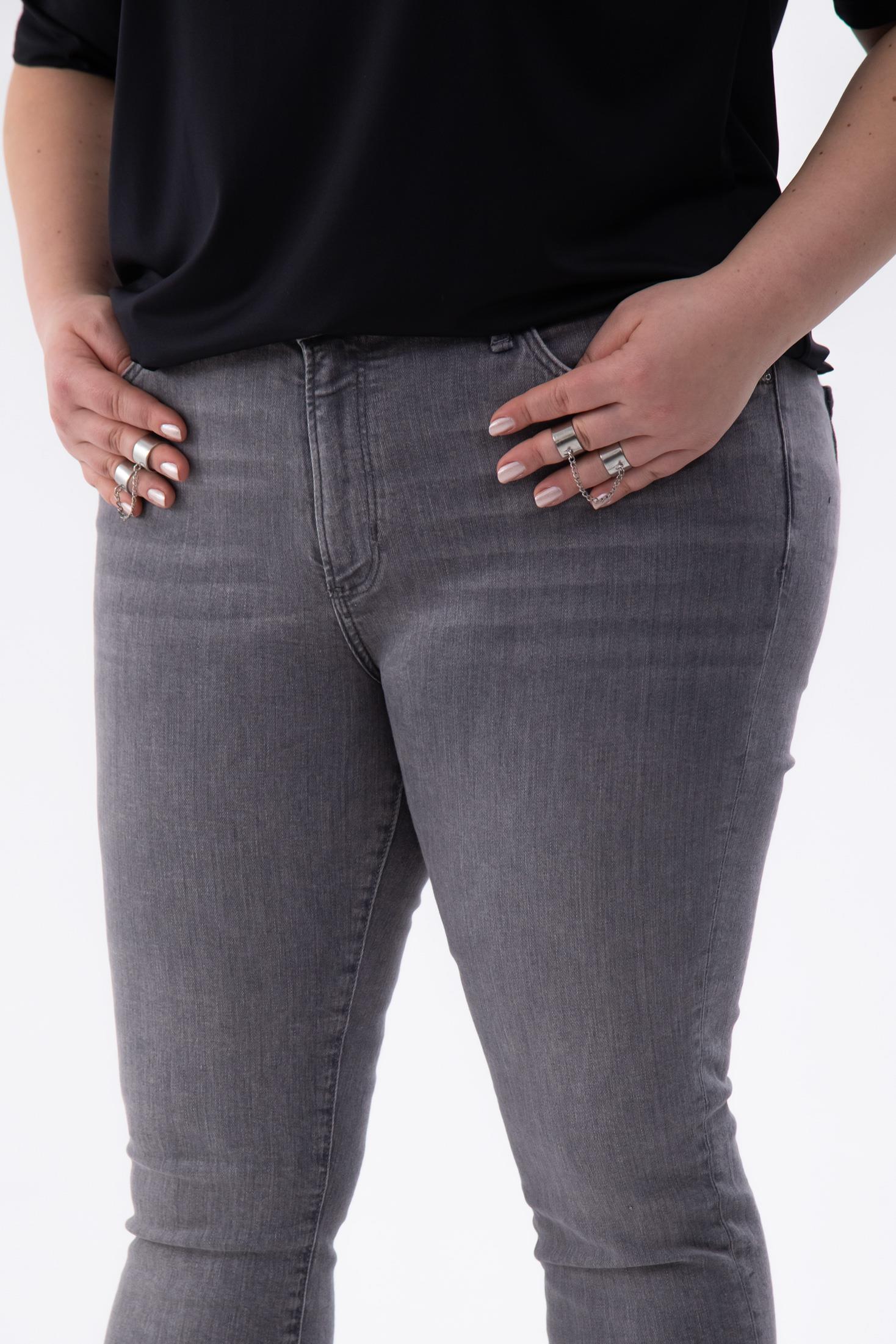 Büyük Beden 210100 Denim Apntolon  Gri