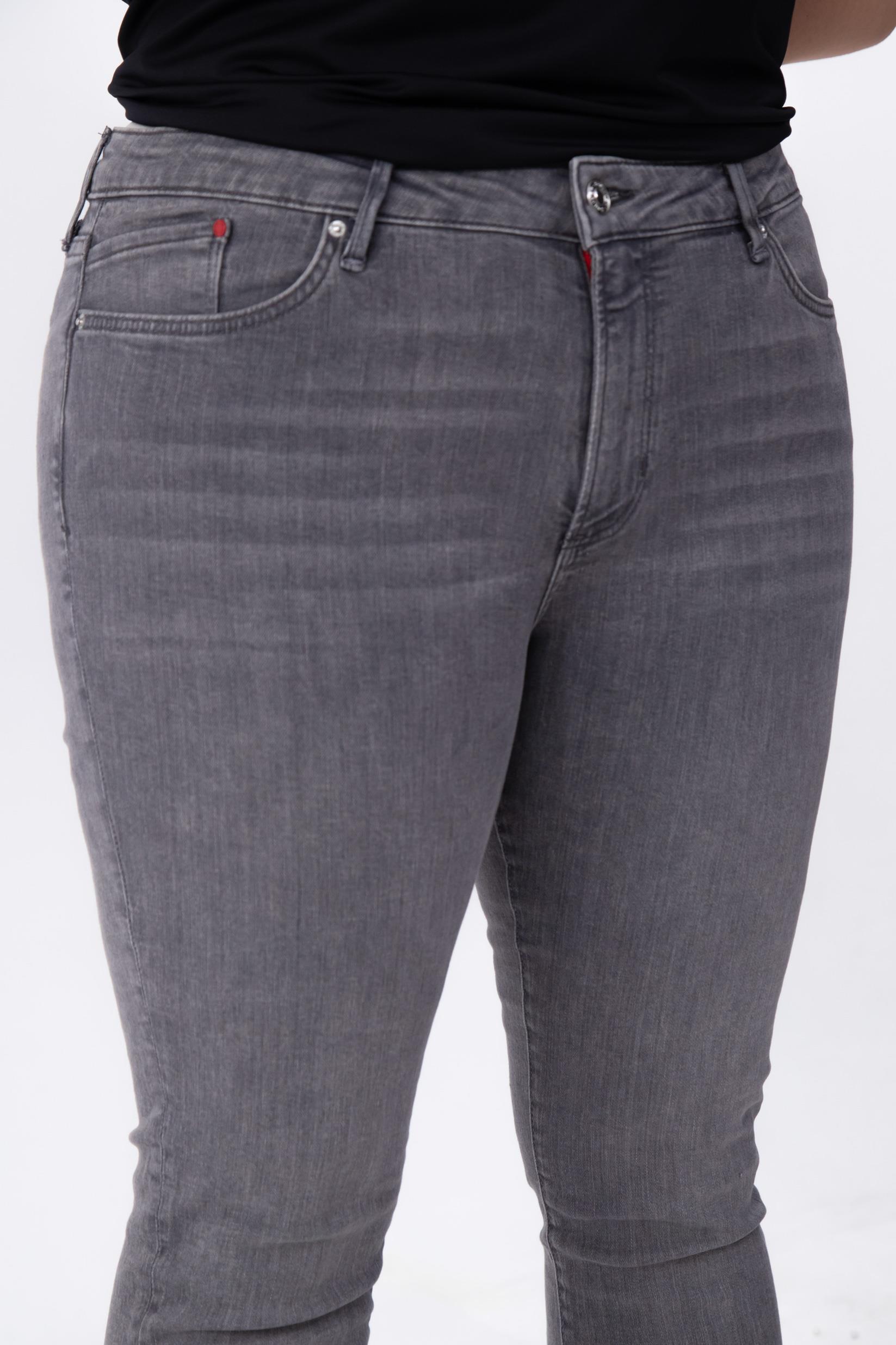 Büyük Beden 210100 Denim Apntolon  Gri