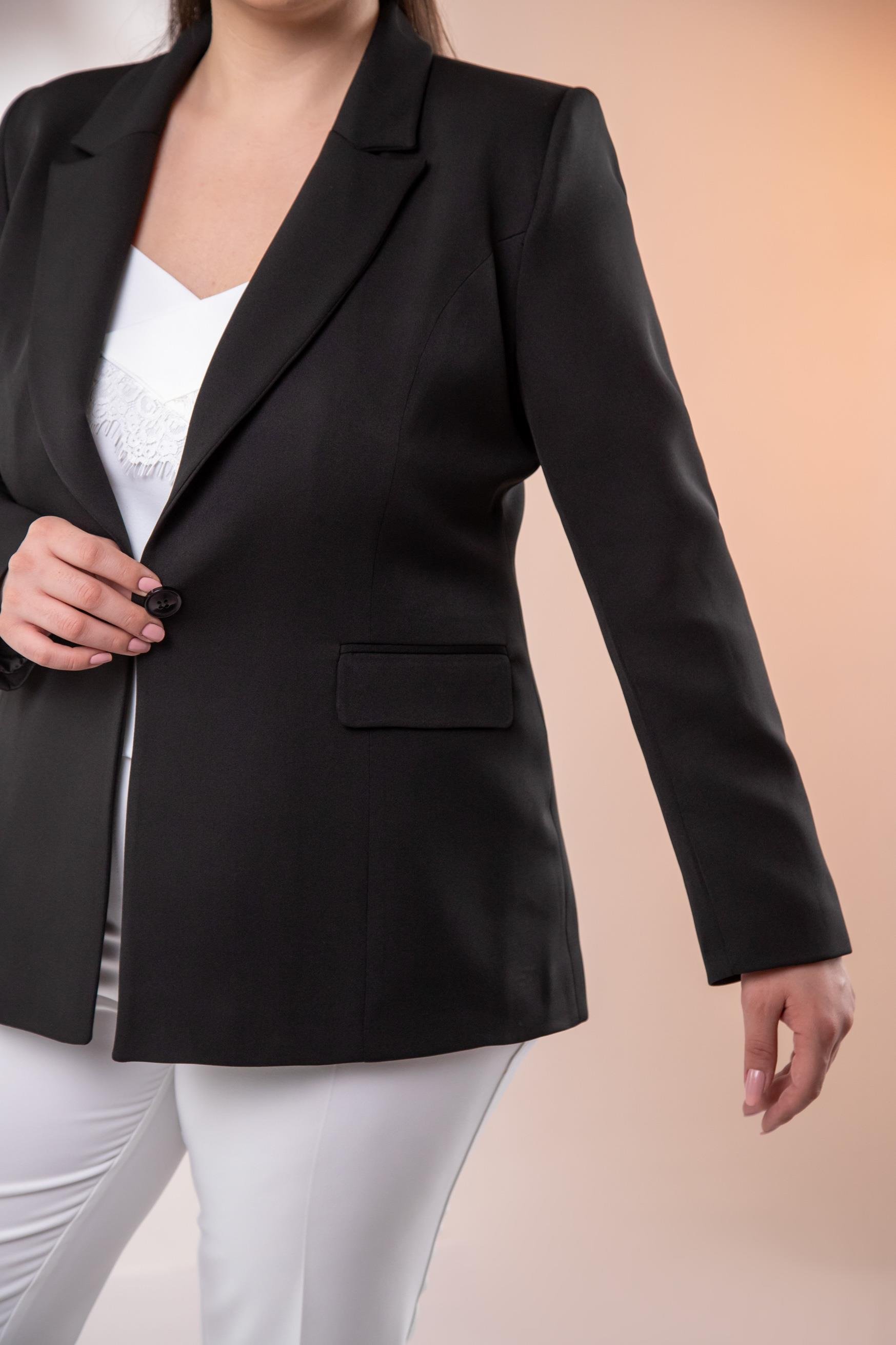 Büyük Beden 2234736 Blazer Ceket  Siyah
