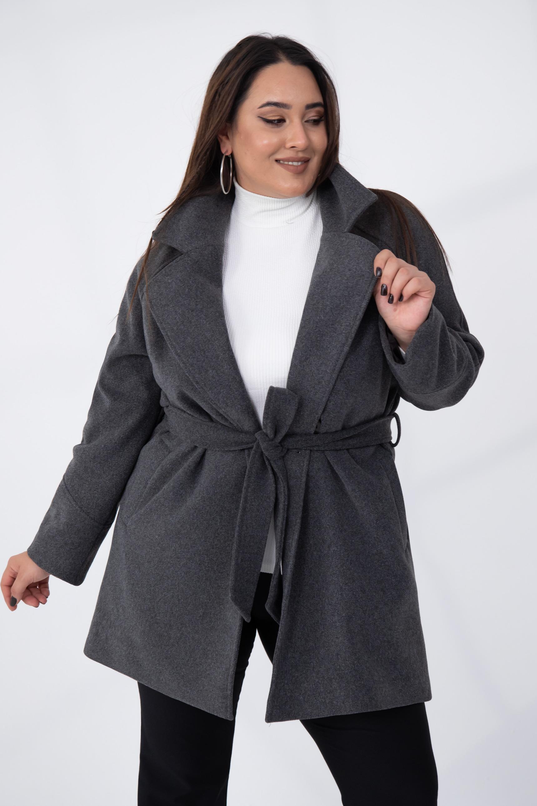 Büyük Beden 2327111 Reglan Kol Kaban  Antrasit