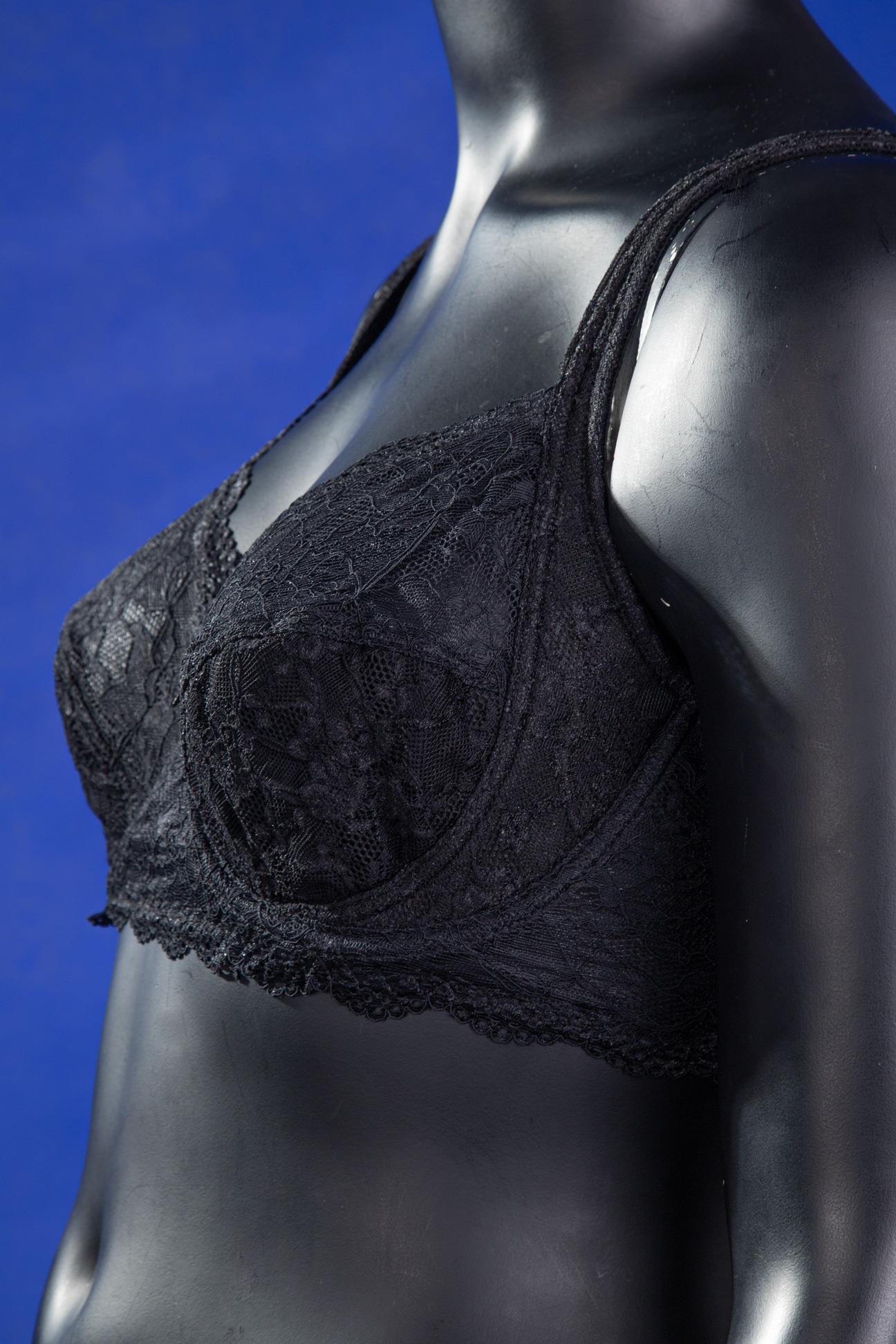 Büyük Beden 2400 Dantelli Sütyen Siyah